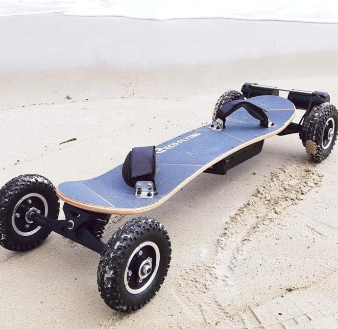 Electric Powered Skateboard Mountain terrain On and Offroad 45mph