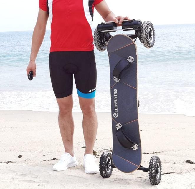 Electric Powered Skateboard Mountain terrain On and Offroad 45mph