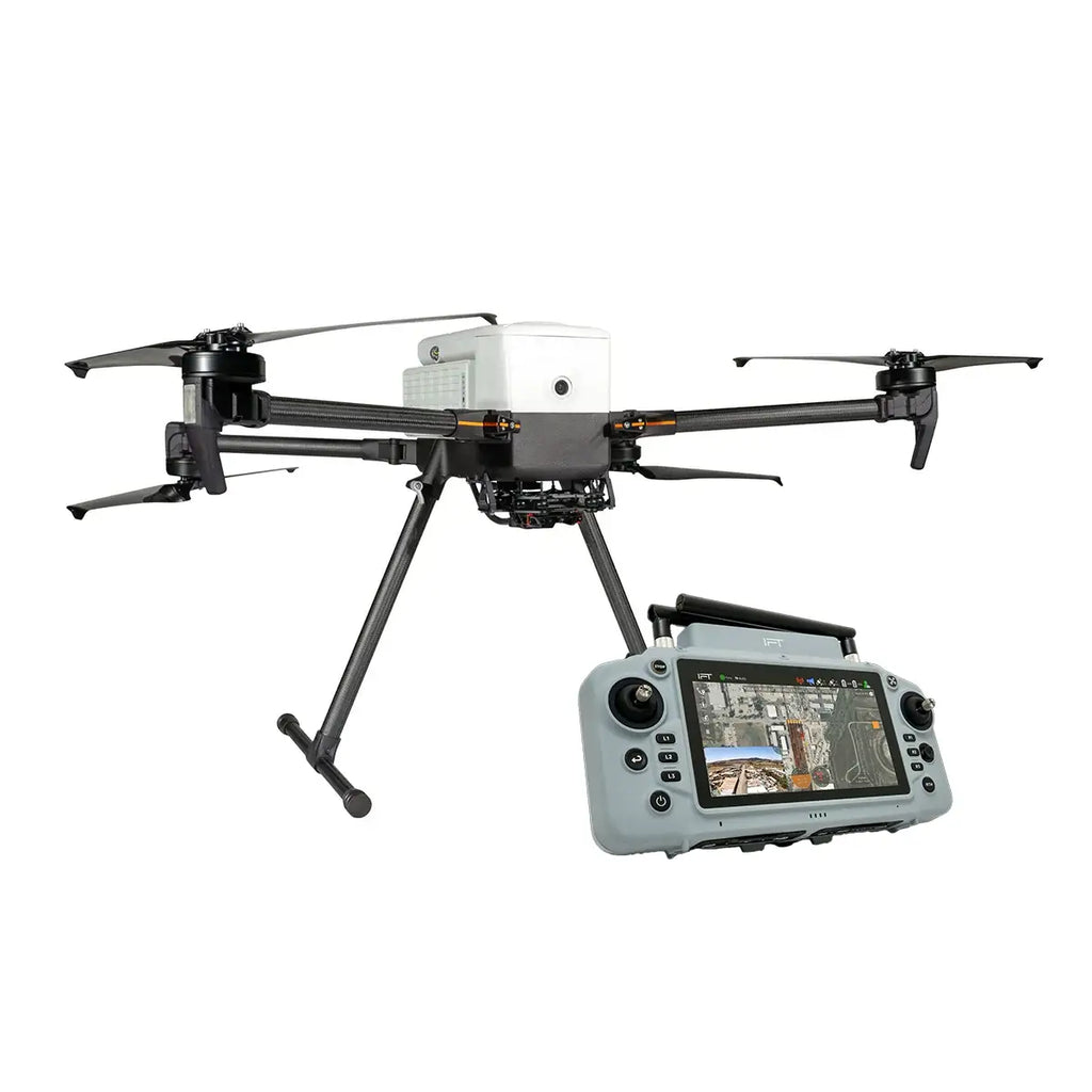 Inspired Flight IF800 Drone Quadcopter with GS-ONE Ground Control Station Blue UAS Listed NDAA Compliant