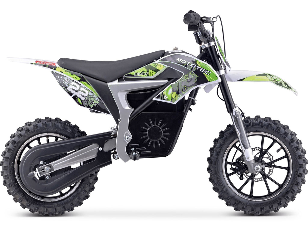 MotoTec DEMON 36V Lithium Mini Dirt Bike 790W