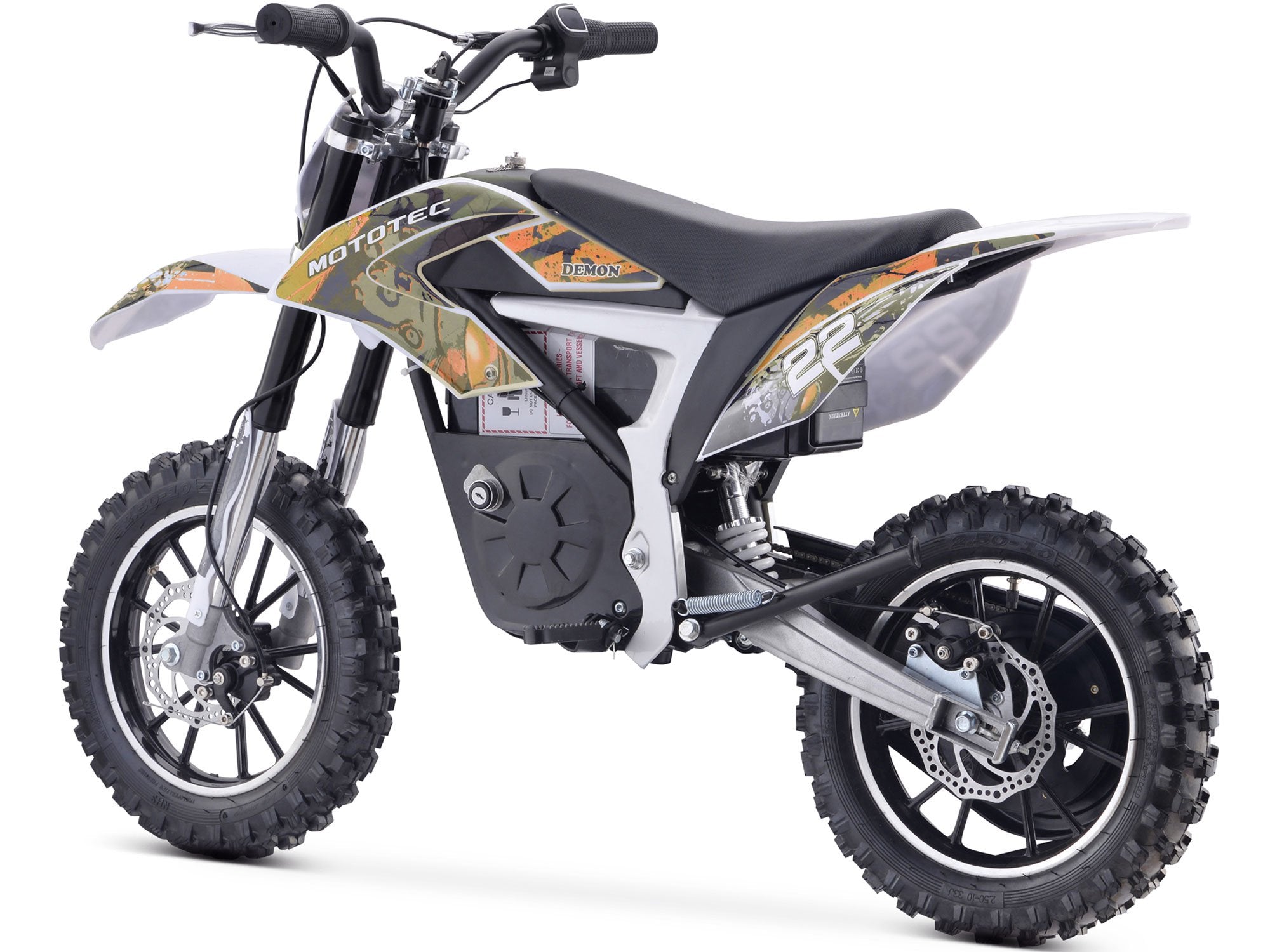MotoTec DEMON 36V Lithium Mini Dirt Bike 790W