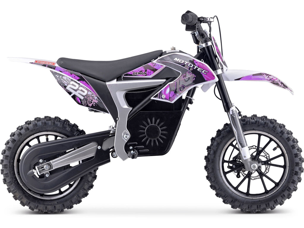 MotoTec DEMON 36V Lithium Mini Dirt Bike 790W