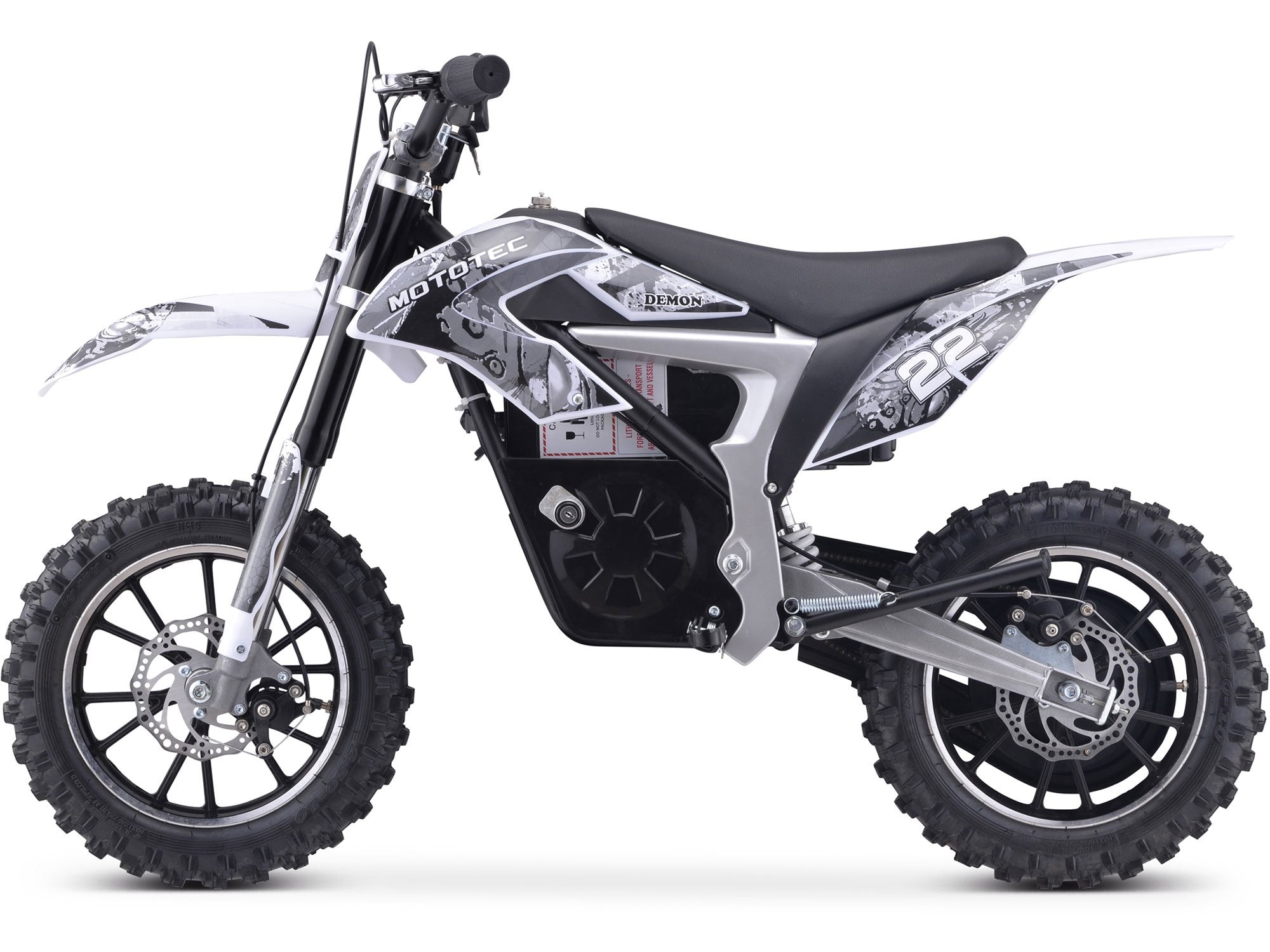 MotoTec DEMON 36V Lithium Mini Dirt Bike 790W