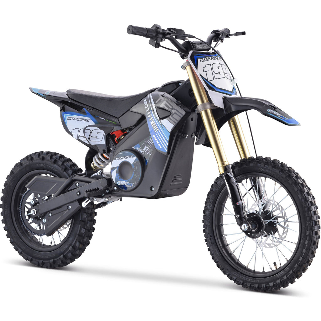 MotoTec PRO 1800 48V 1.8kW Lithium Electric Dirt Bike (2.5 HP equivalent)