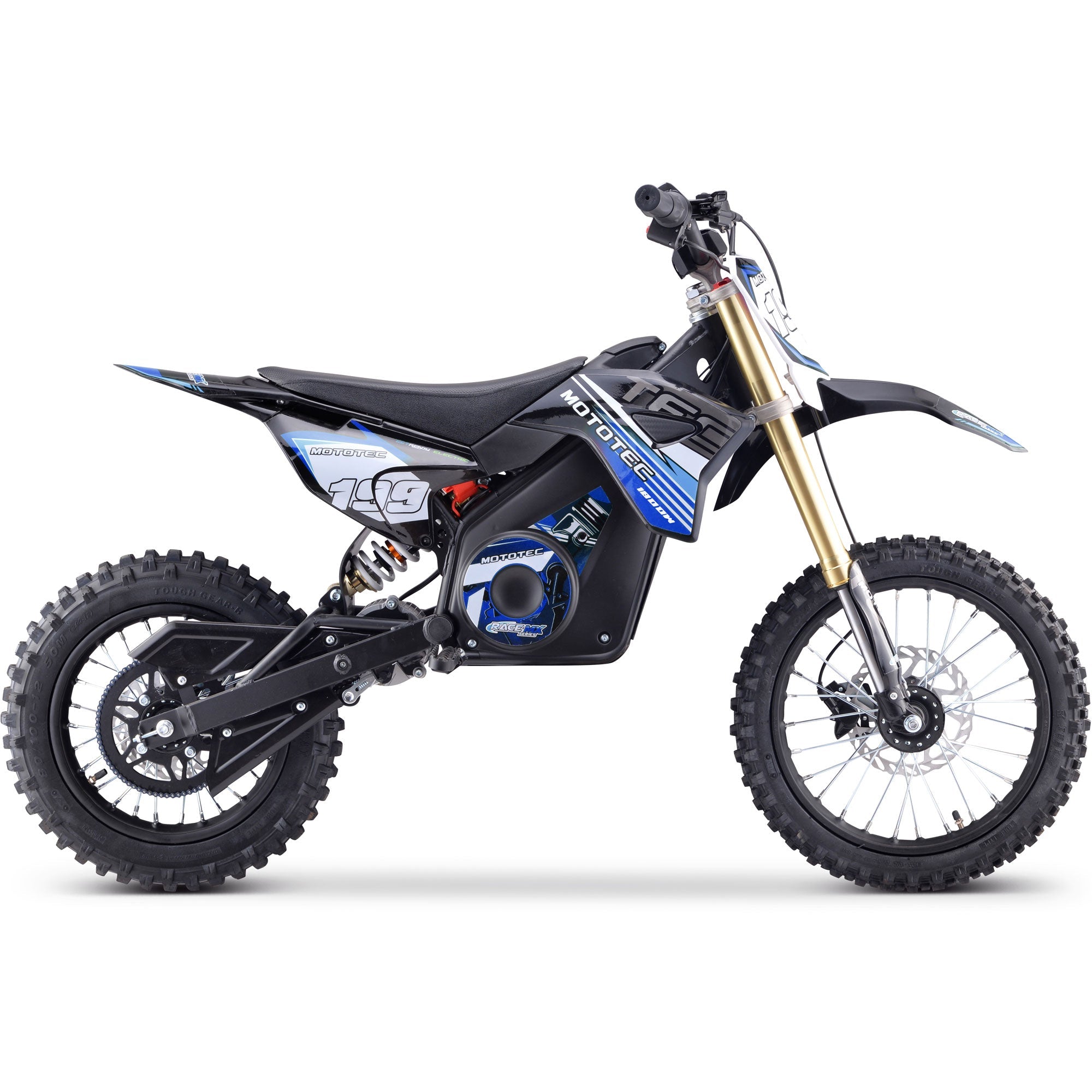 MotoTec PRO 1800 48V 1.8kW Lithium Electric Dirt Bike (2.5 HP equivalent)