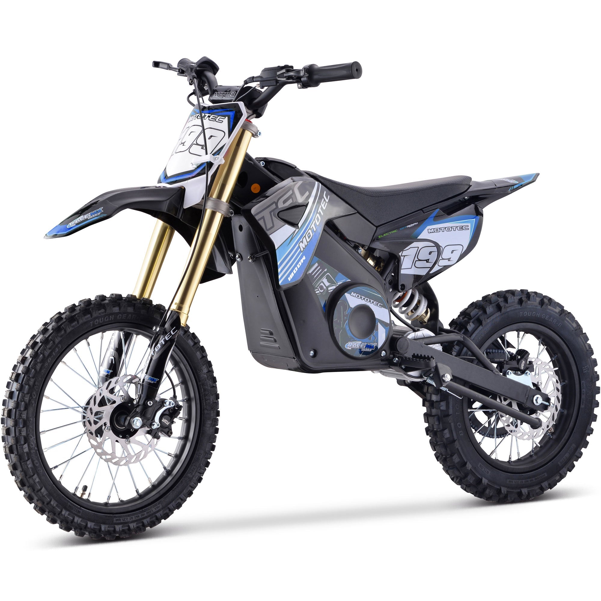 MotoTec PRO 1800 48V 1.8kW Lithium Electric Dirt Bike (2.5 HP equivalent)