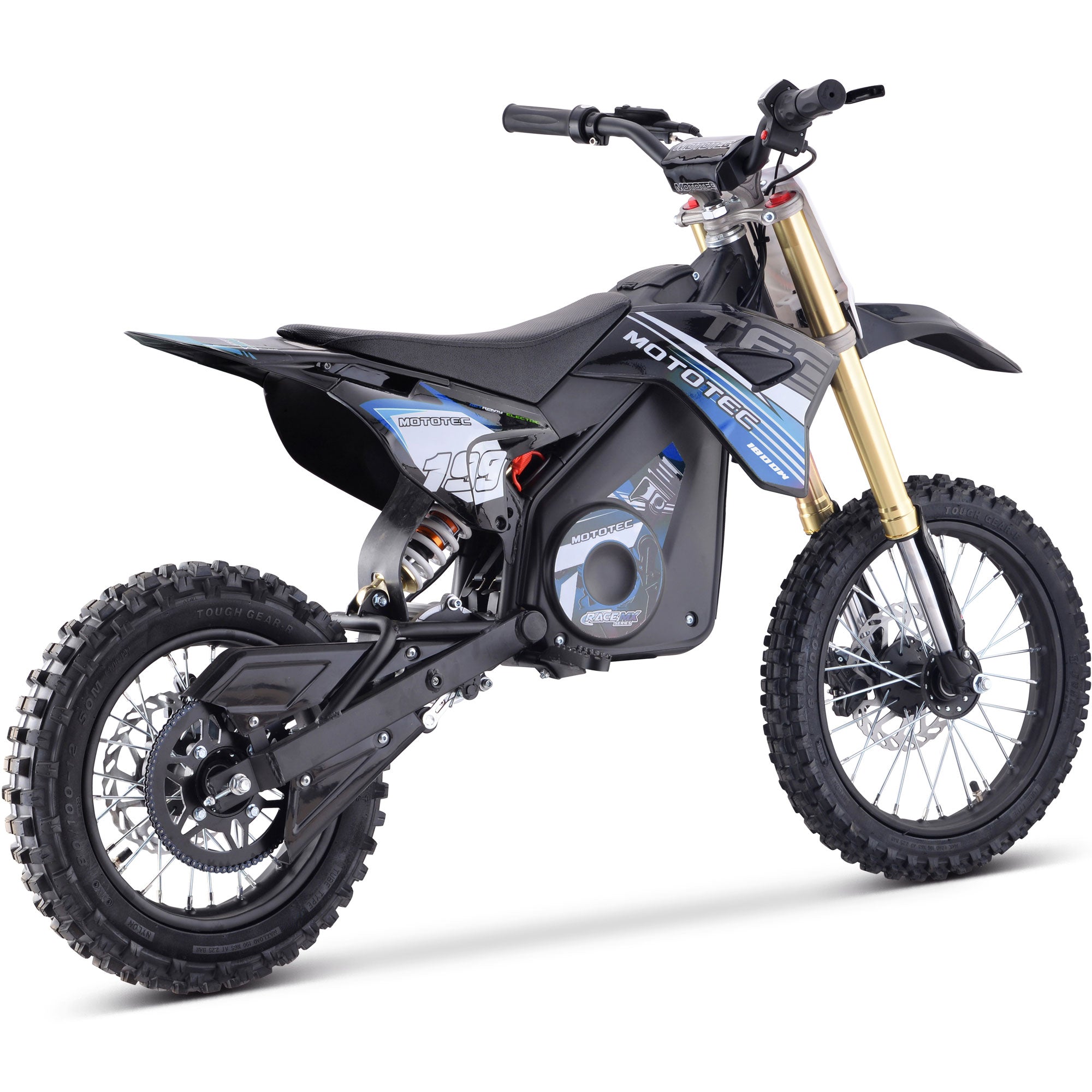 MotoTec PRO 1800 48V 1.8kW Lithium Electric Dirt Bike (2.5 HP equivalent)