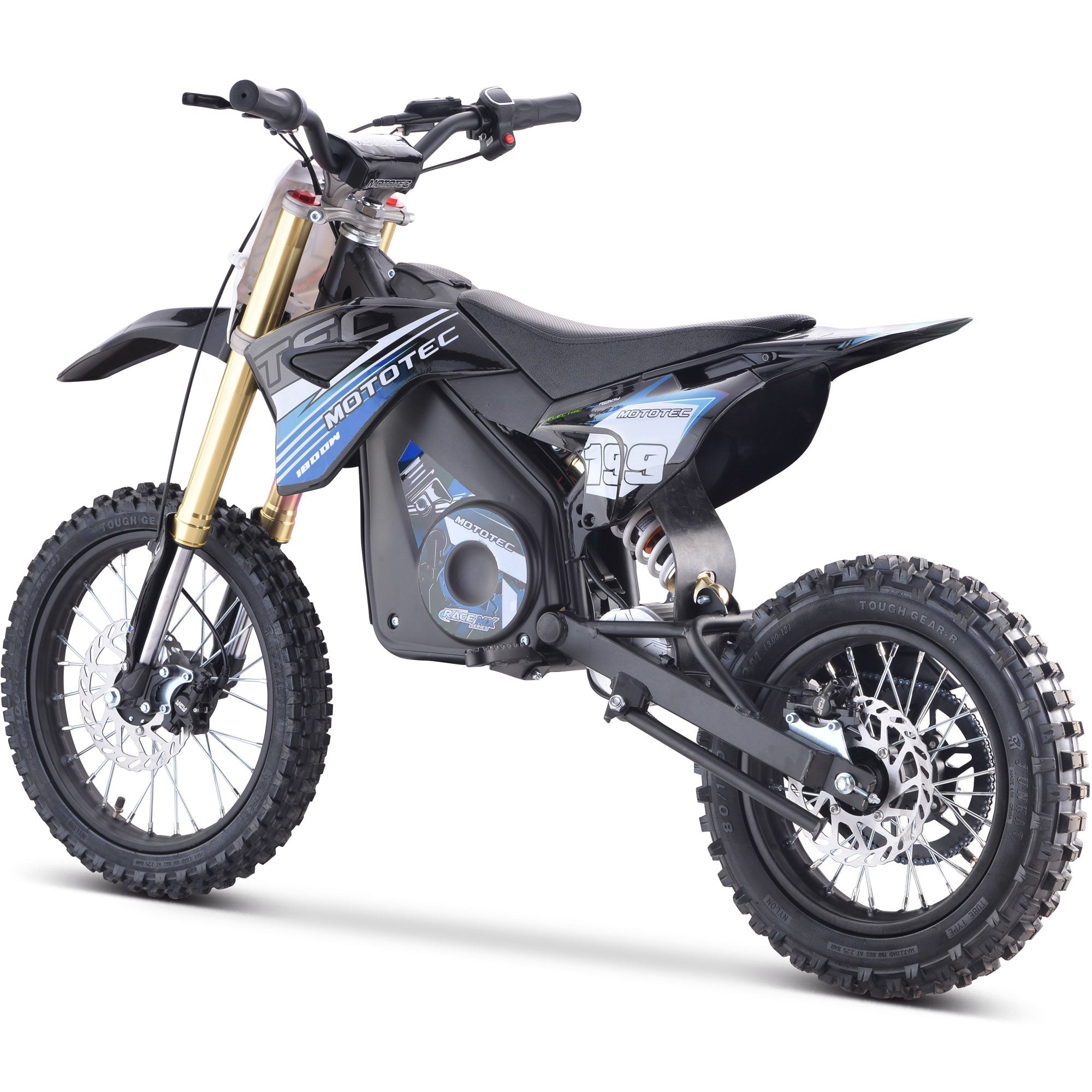 MotoTec PRO 1800 48V 1.8kW Lithium Electric Dirt Bike (2.5 HP equivalent)