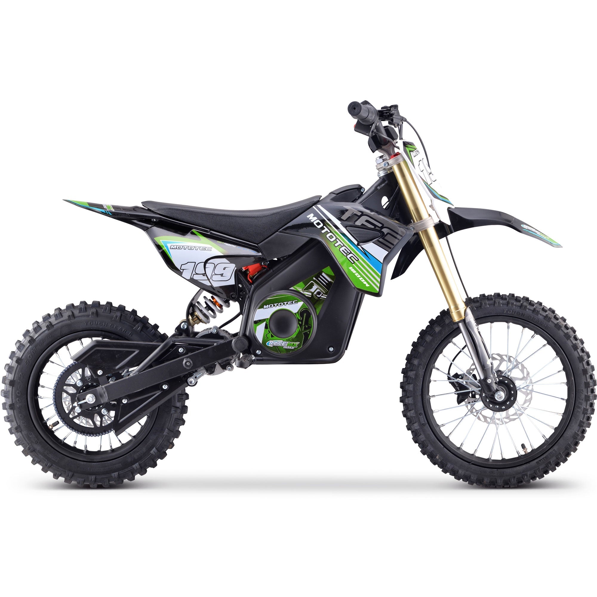 MotoTec PRO 1800 48V 1.8kW Lithium Electric Dirt Bike (2.5 HP equivalent)