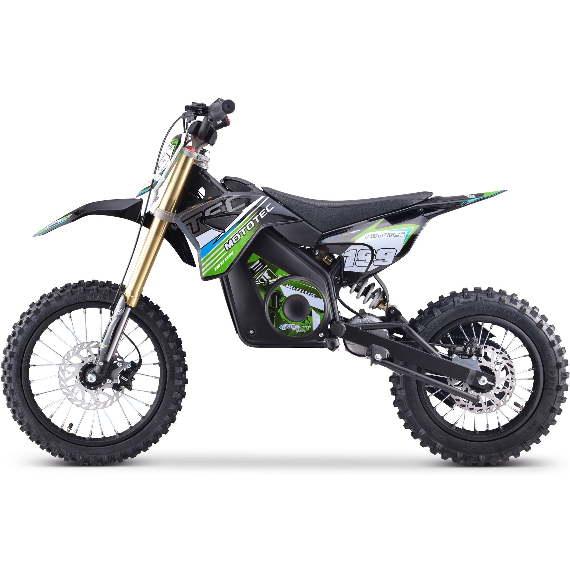 MotoTec PRO 1800 48V 1.8kW Lithium Electric Dirt Bike (2.5 HP equivalent)