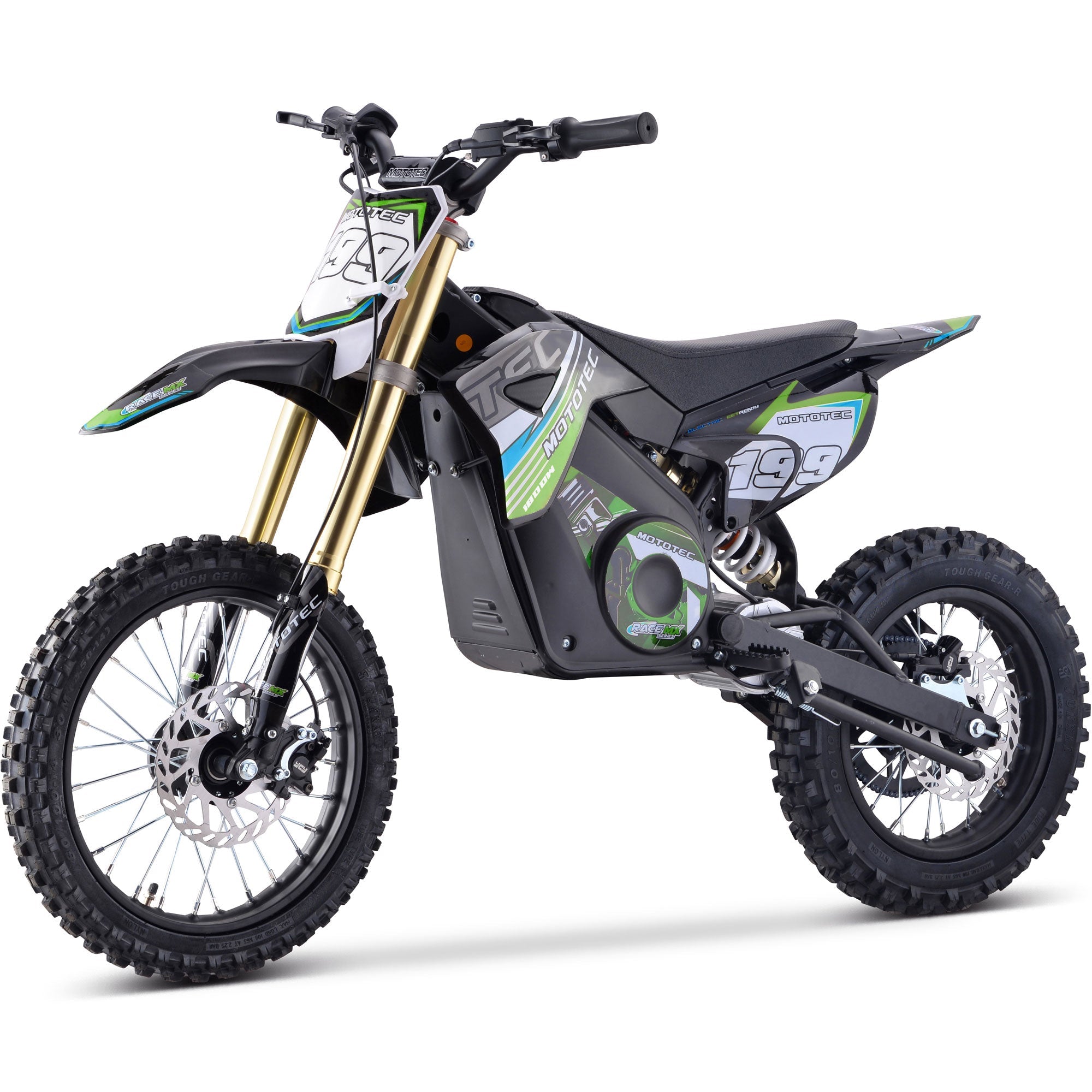 MotoTec PRO 1800 48V 1.8kW Lithium Electric Dirt Bike (2.5 HP equivalent)