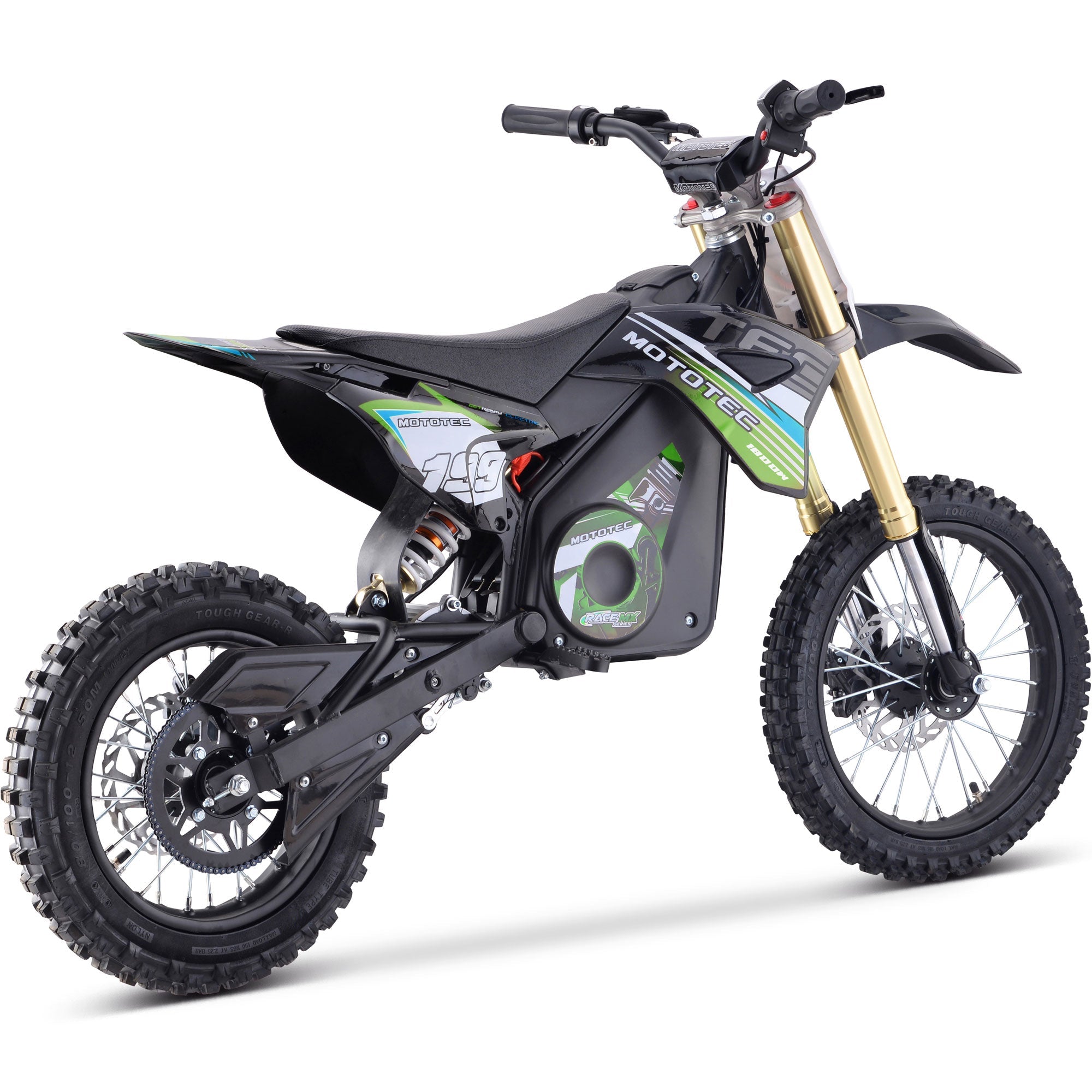 MotoTec PRO 1800 48V 1.8kW Lithium Electric Dirt Bike (2.5 HP equivalent)