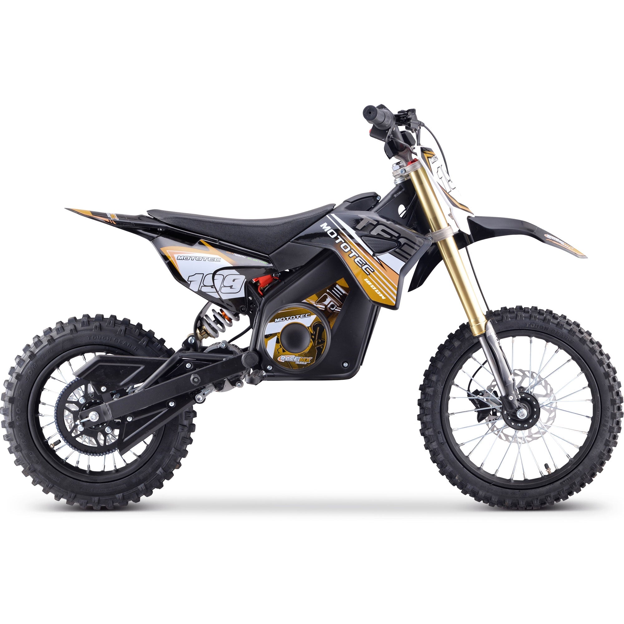 MotoTec PRO 1800 48V 1.8kW Lithium Electric Dirt Bike (2.5 HP equivalent)