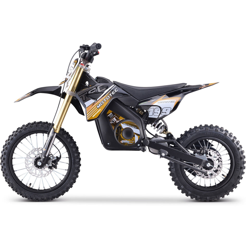 MotoTec PRO 1800 48V 1.8kW Lithium Electric Dirt Bike (2.5 HP equivalent)