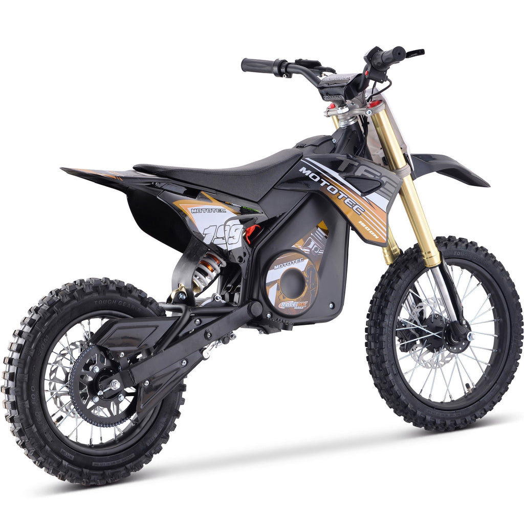 MotoTec PRO 1800 48V 1.8kW Lithium Electric Dirt Bike (2.5 HP equivalent)