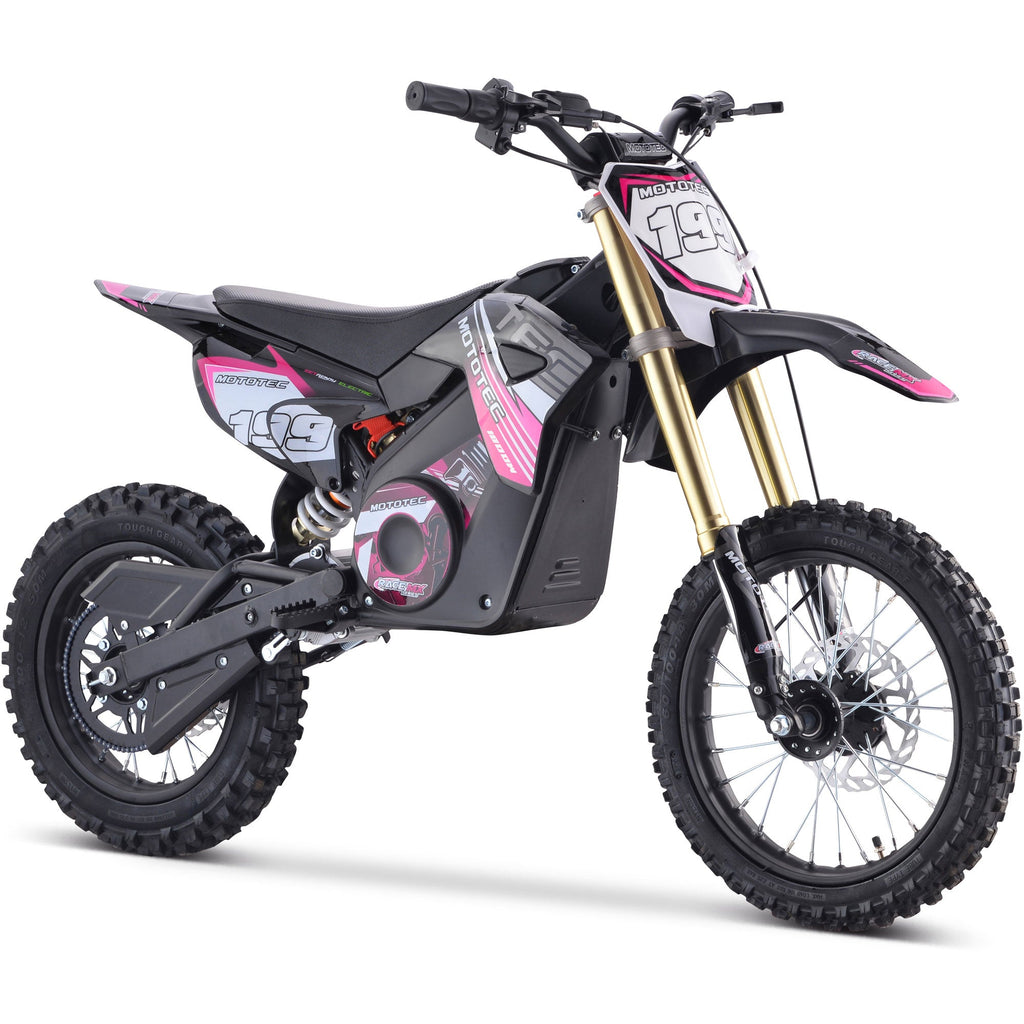MotoTec PRO 1800 48V 1.8kW Lithium Electric Dirt Bike (2.5 HP equivalent)