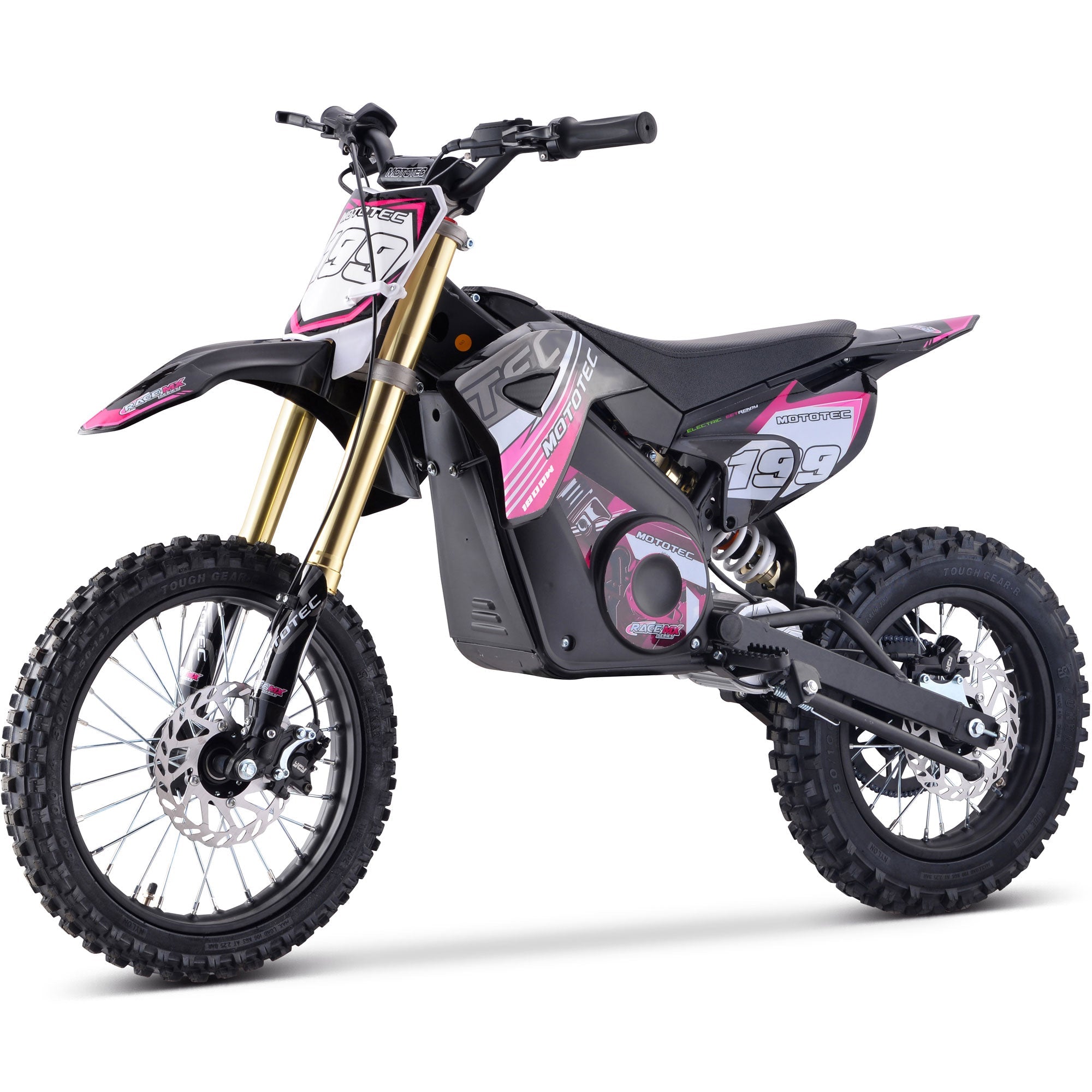 MotoTec PRO 1800 48V 1.8kW Lithium Electric Dirt Bike (2.5 HP equivalent)