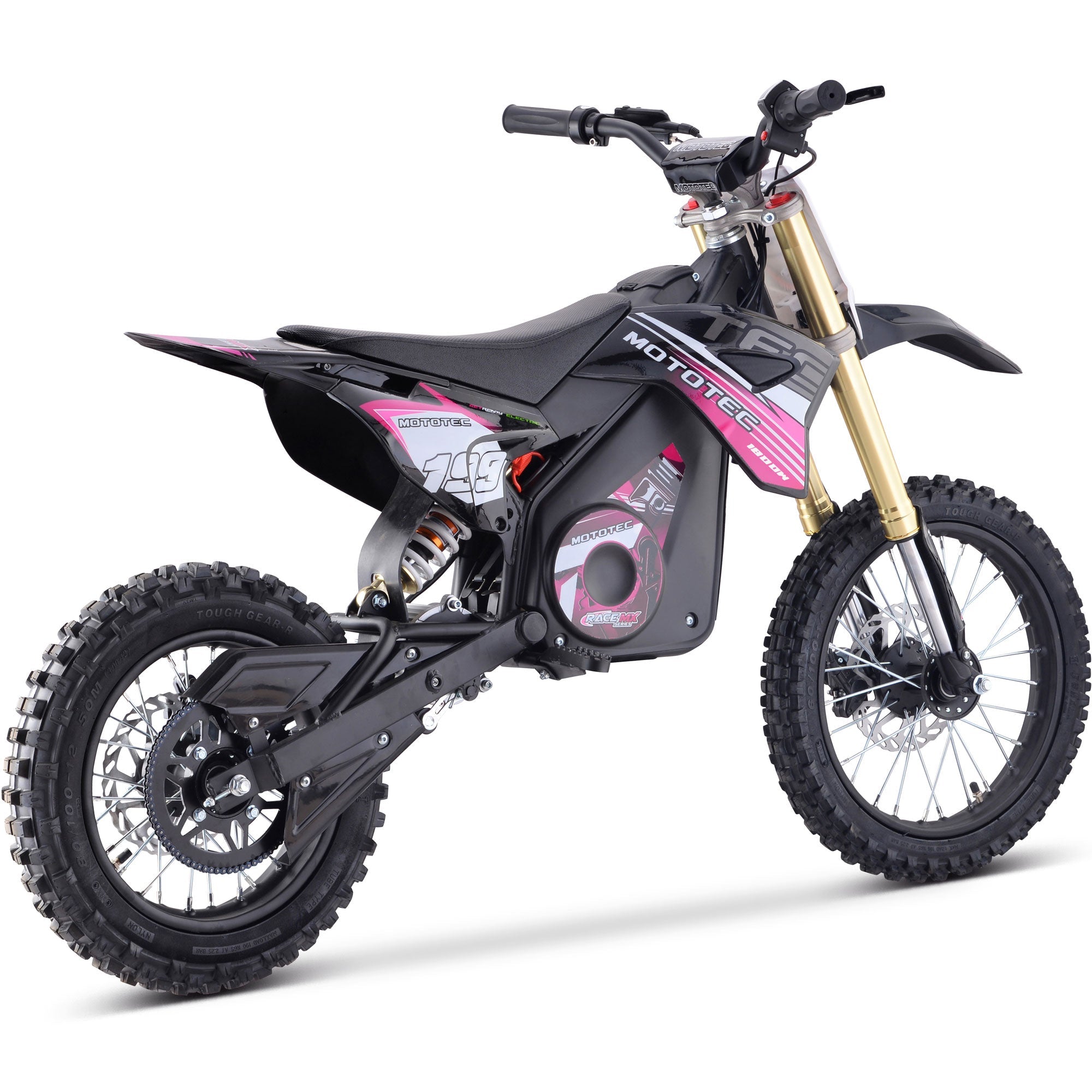 MotoTec PRO 1800 48V 1.8kW Lithium Electric Dirt Bike (2.5 HP equivalent)