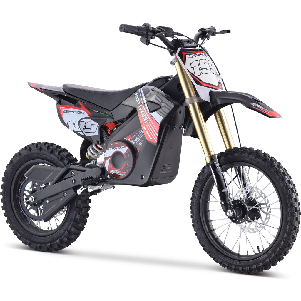 MotoTec PRO 1800 48V 1.8kW Lithium Electric Dirt Bike (2.5 HP equivalent)
