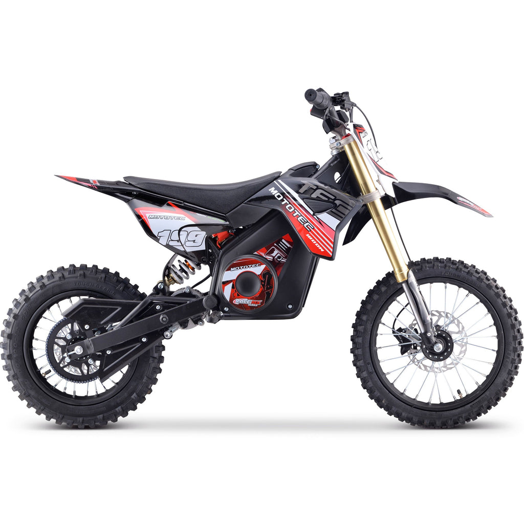 MotoTec PRO 1800 48V 1.8kW Lithium Electric Dirt Bike (2.5 HP equivalent)