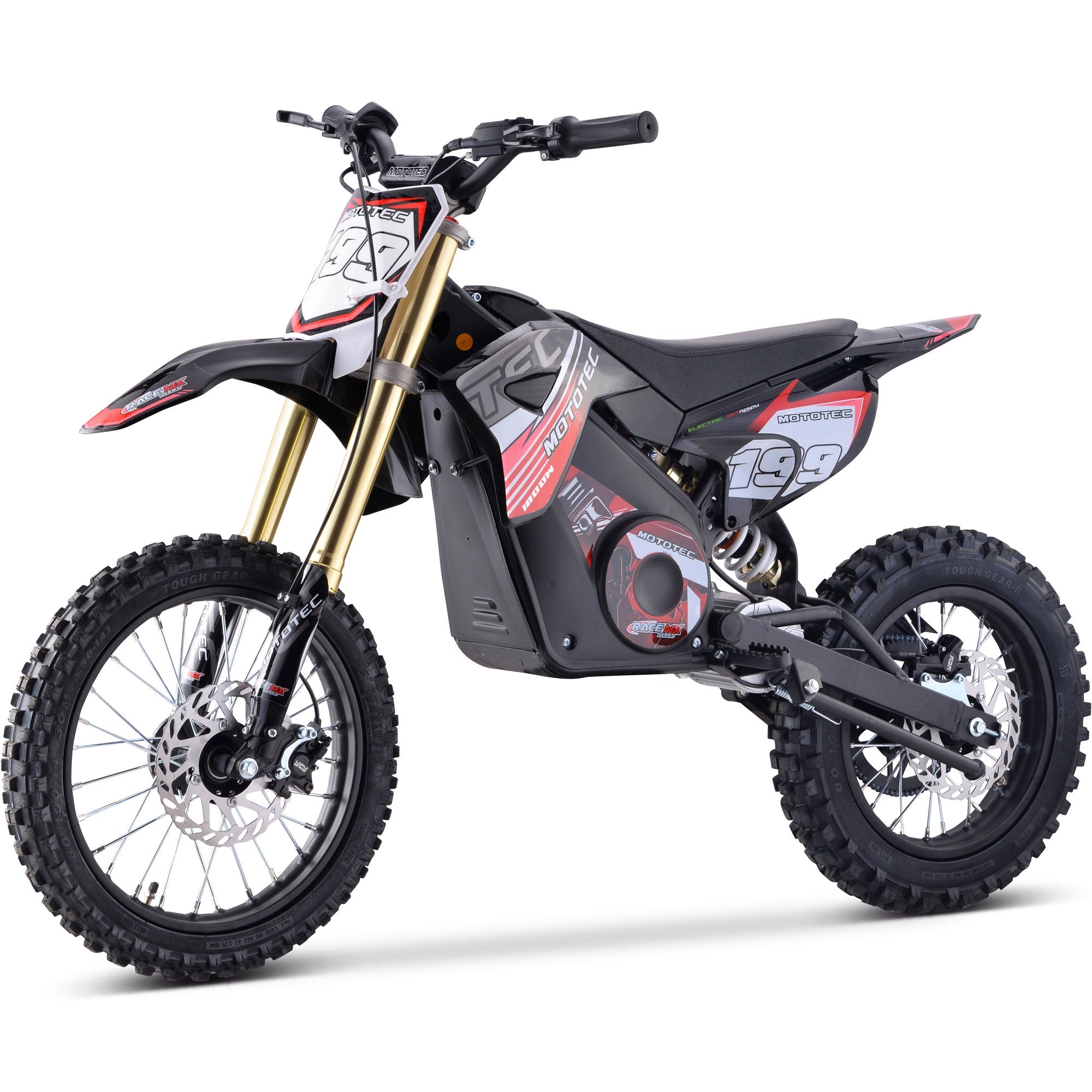 MotoTec PRO 1800 48V 1.8kW Lithium Electric Dirt Bike (2.5 HP equivalent)