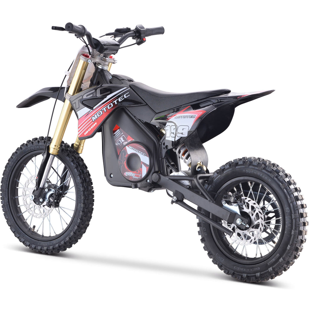 MotoTec PRO 1800 48V 1.8kW Lithium Electric Dirt Bike (2.5 HP equivalent)