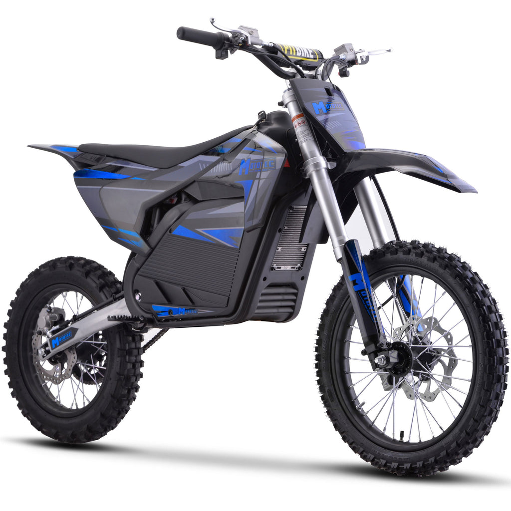 MotoTec 72V 5 kW Electric Dirt Bike (5,000 Watts) Full Size equal to 250cc