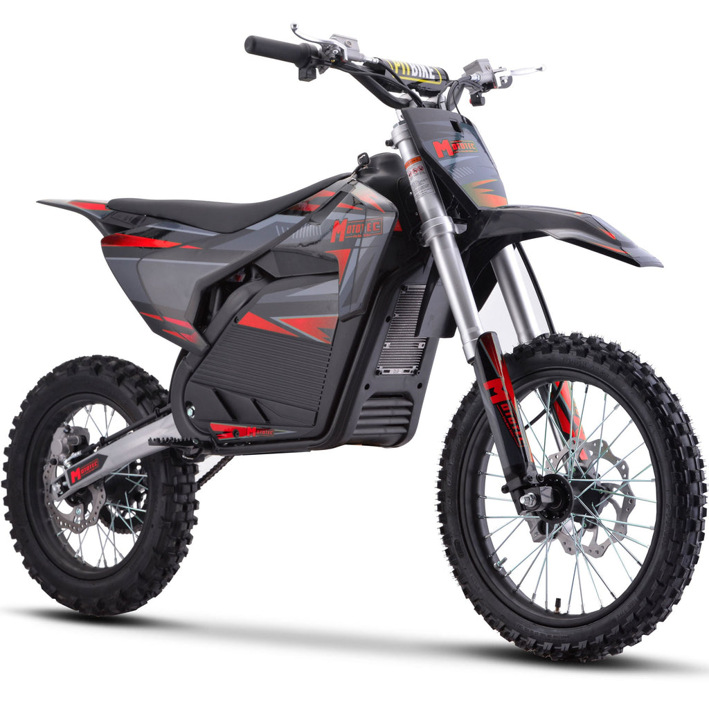 MotoTec 72V 5 kW Electric Dirt Bike (5,000 Watts) Full Size equal to 250cc