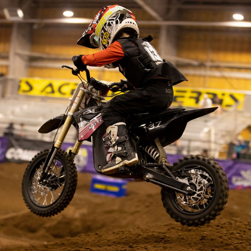 MotoTec RAGE MX 36V 1,200 Watt Lithium Kids Dirt Motocross Bike