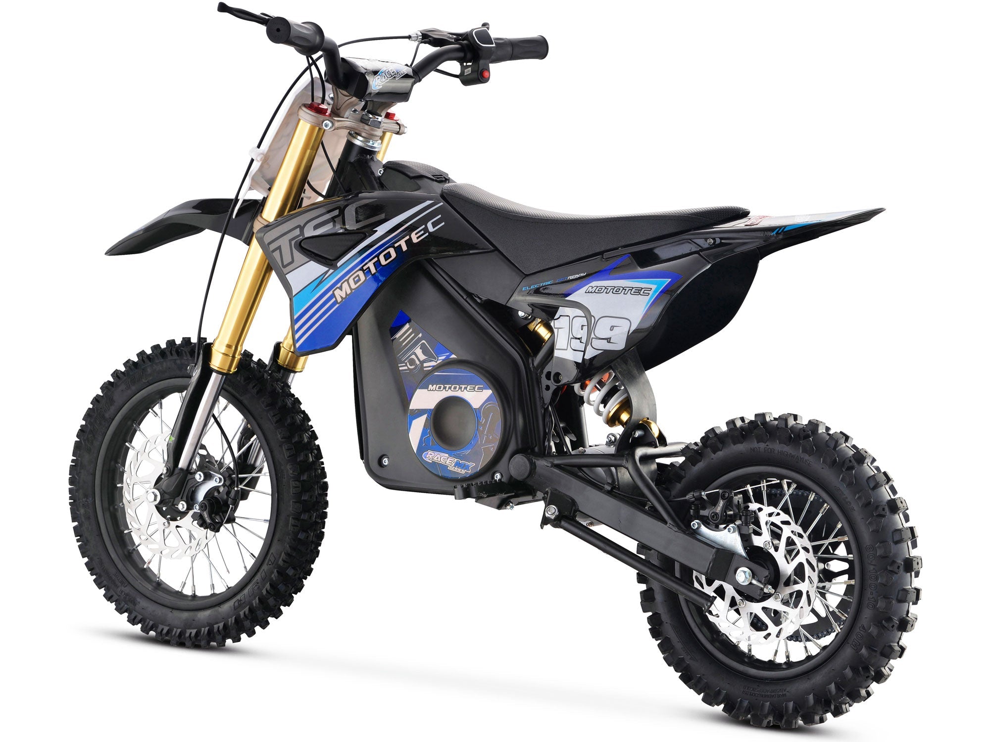 MotoTec RAGE MX 36V 1,200 Watt Lithium Kids Dirt Motocross Bike