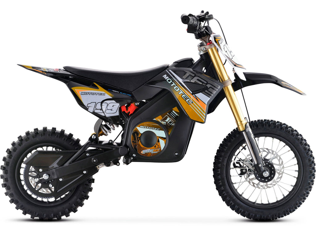 MotoTec RAGE MX 36V 1,200 Watt Lithium Kids Dirt Motocross Bike