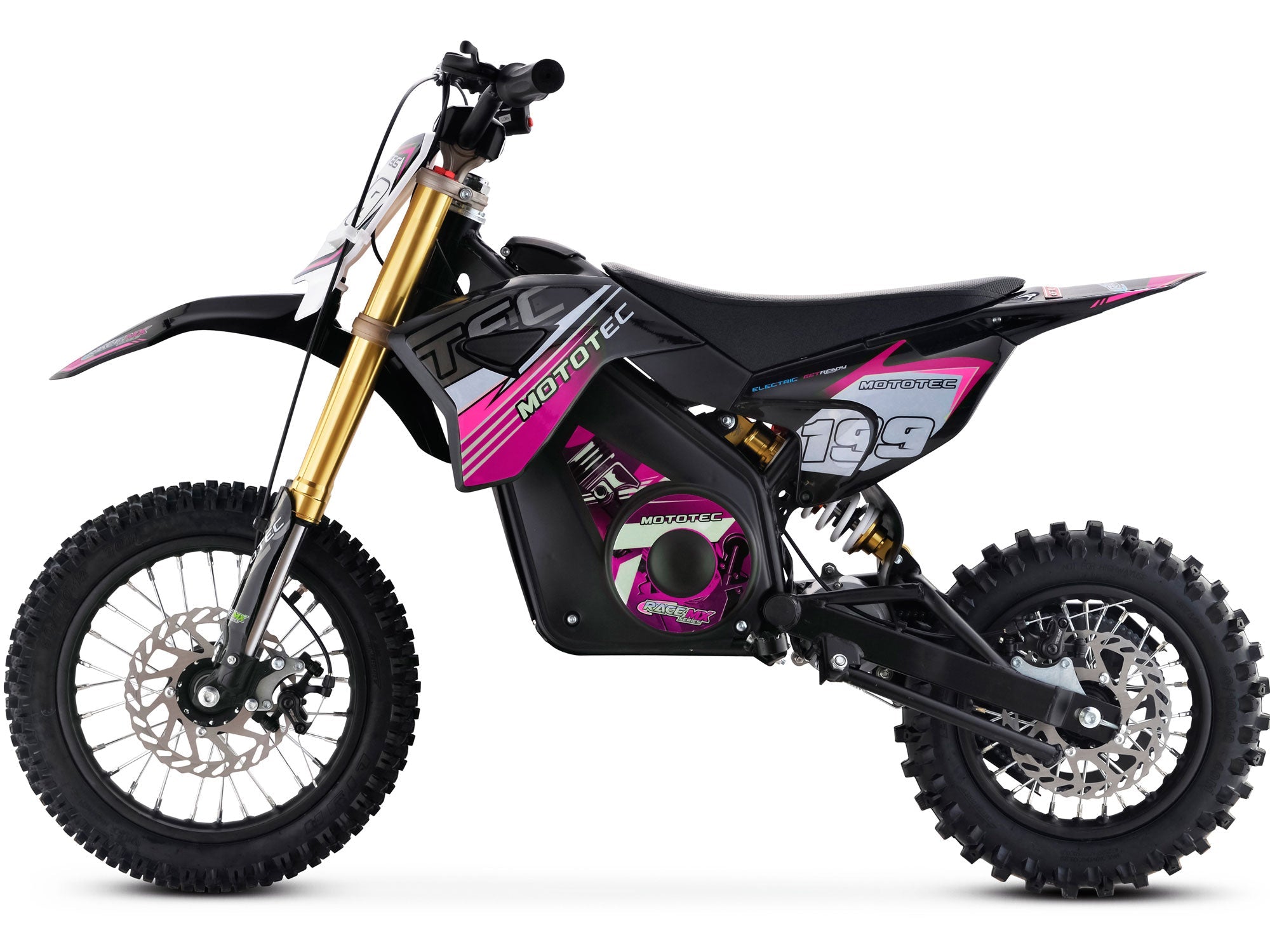 MotoTec RAGE MX 36V 1,200 Watt Lithium Kids Dirt Motocross Bike
