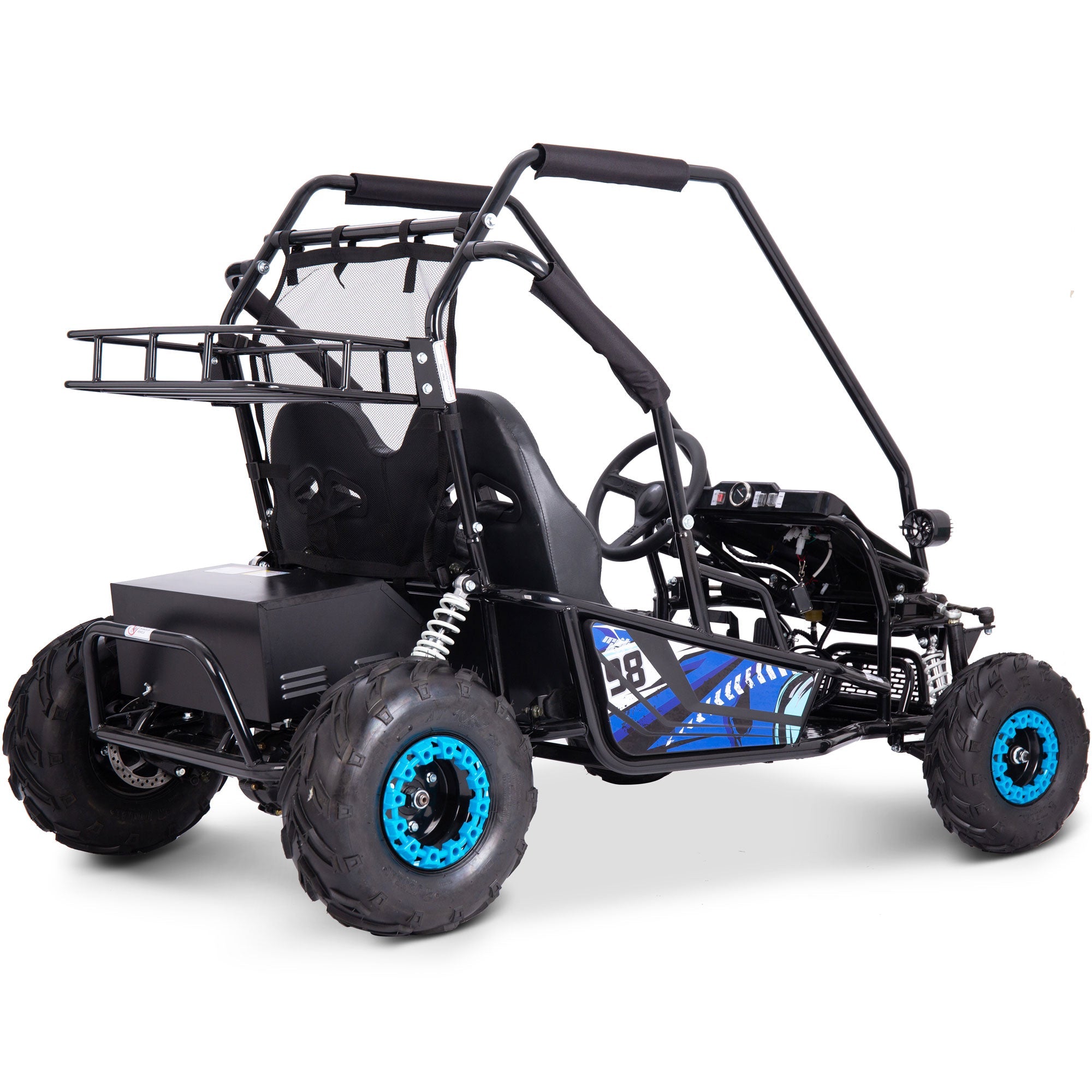 MotoTec Mud XL 60V 2-Seater Electric Go Kart 2000W