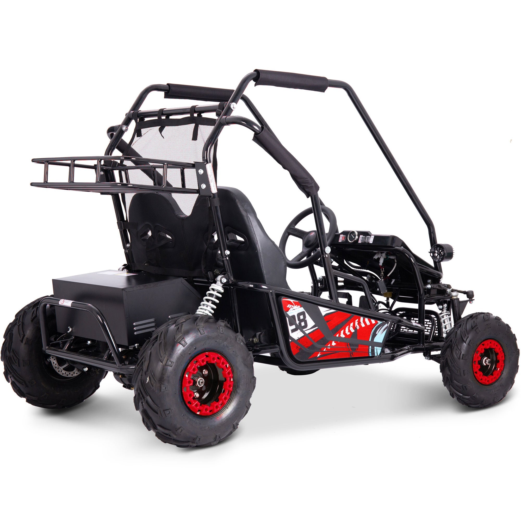 MotoTec Mud XL 60V 2-Seater Electric Go Kart 2000W
