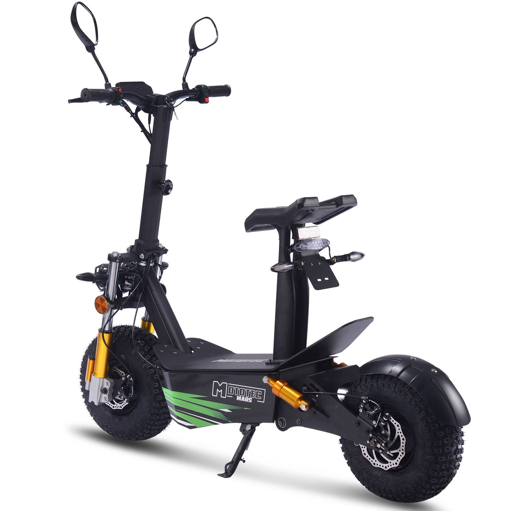 MotoTec MARS Electric Scooter EScooter 60V Poof Personal Transporter PPT 3.5 kW 330 lbs capacity
