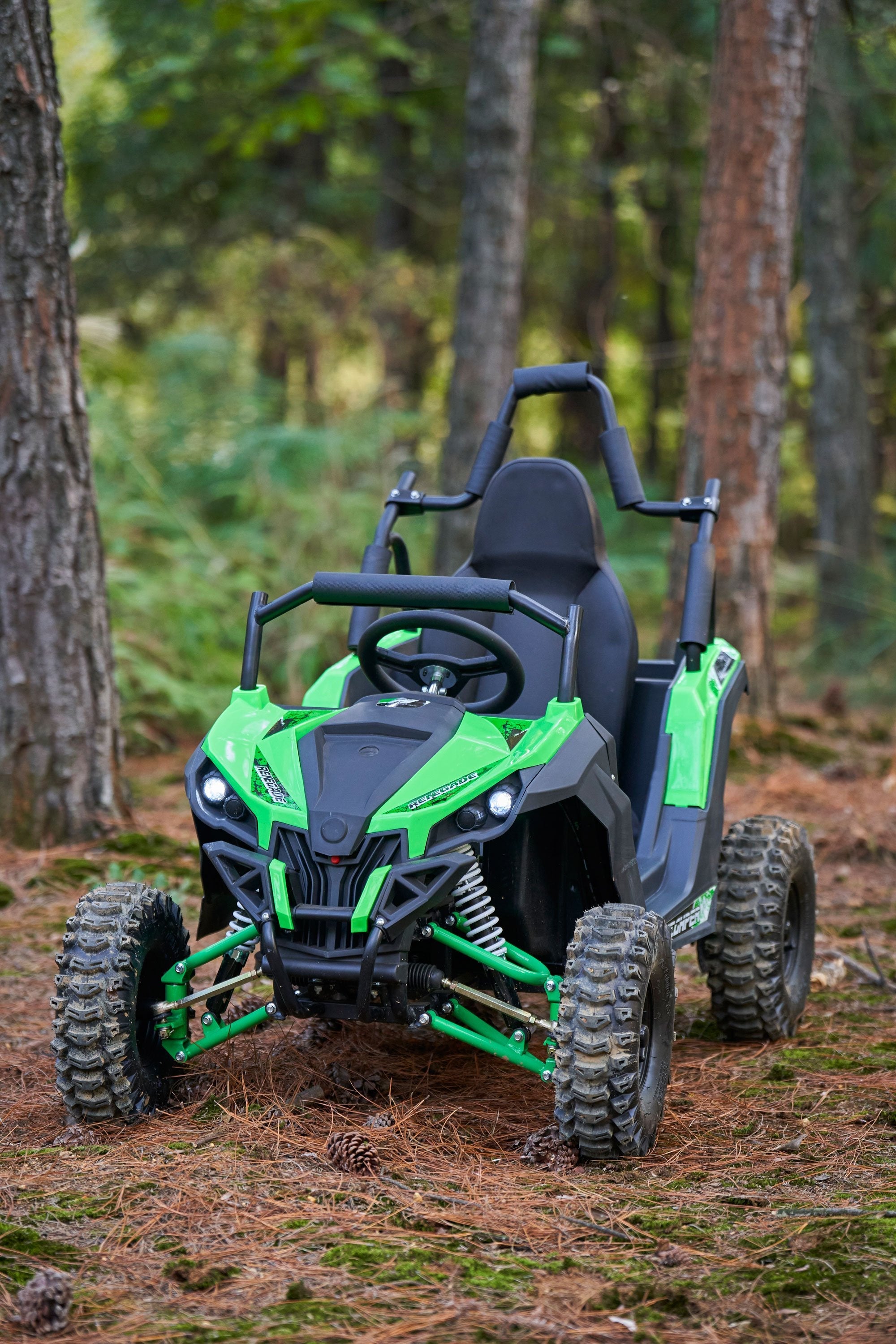 MotoTec ATV UTV Renegade Raider 48V Mini UTV 1200W Full Suspension
