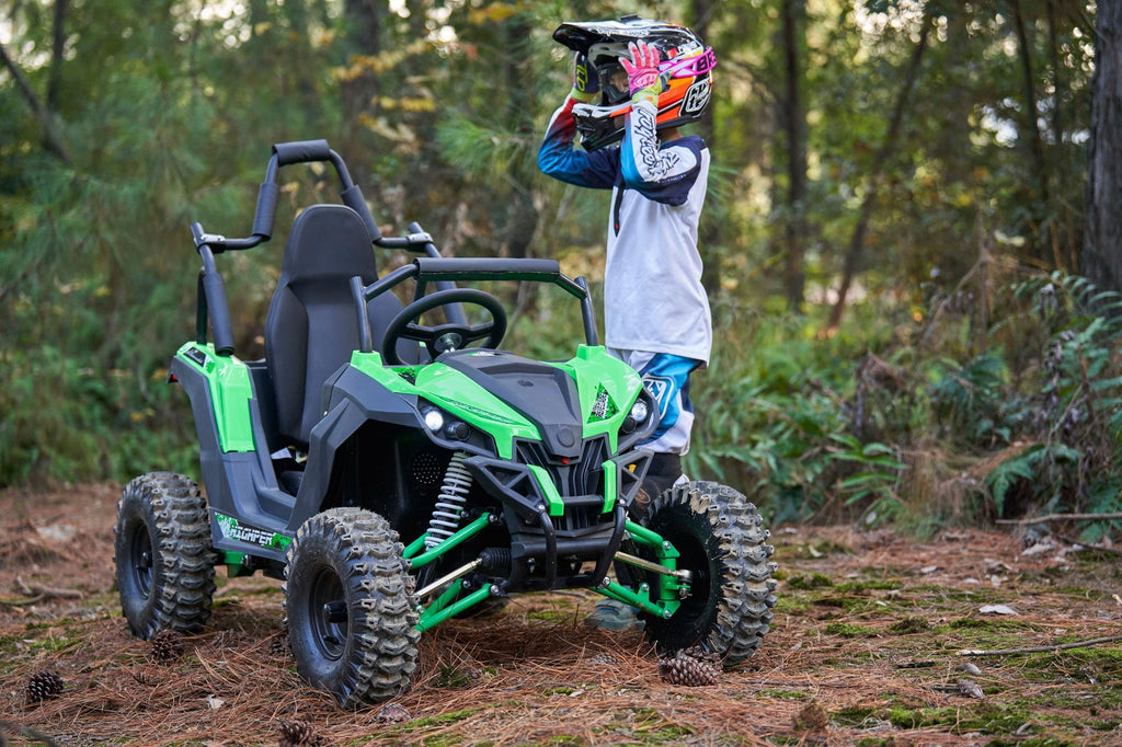 MotoTec ATV UTV Renegade Raider 48V Mini UTV 1200W Full Suspension