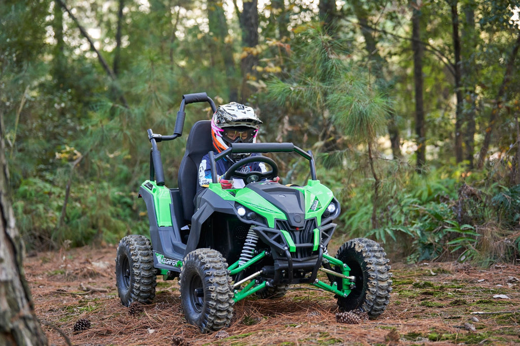MotoTec ATV UTV Renegade Raider 48V Mini UTV 1200W Full Suspension