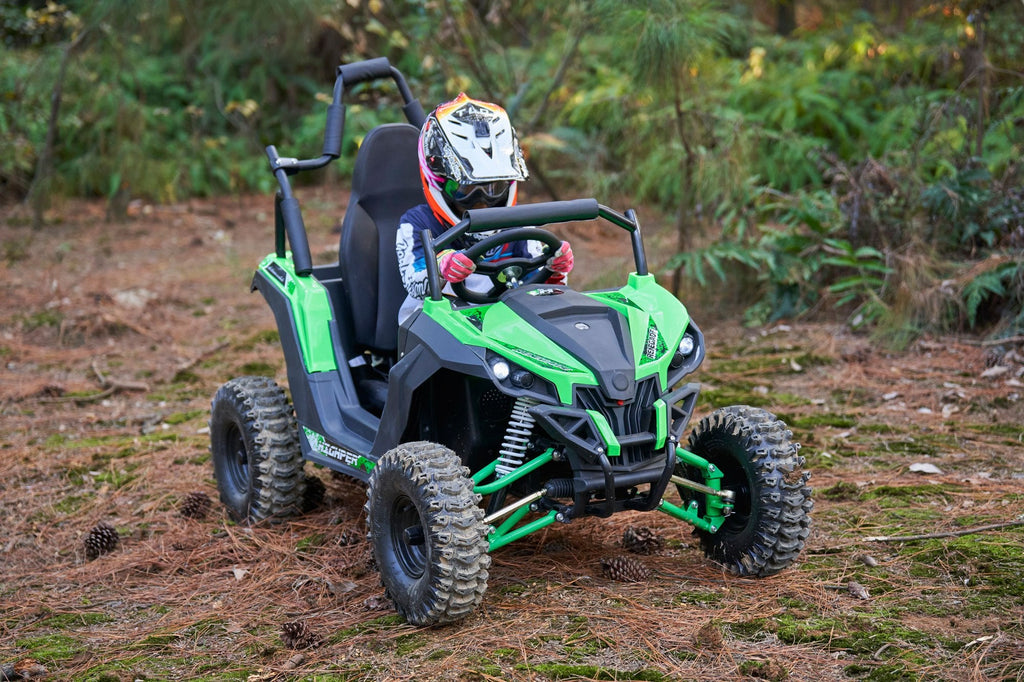 MotoTec ATV UTV Renegade Raider 48V Mini UTV 1200W Full Suspension