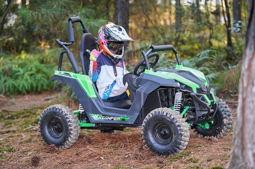 MotoTec ATV UTV Renegade Raider 48V Mini UTV 1200W Full Suspension