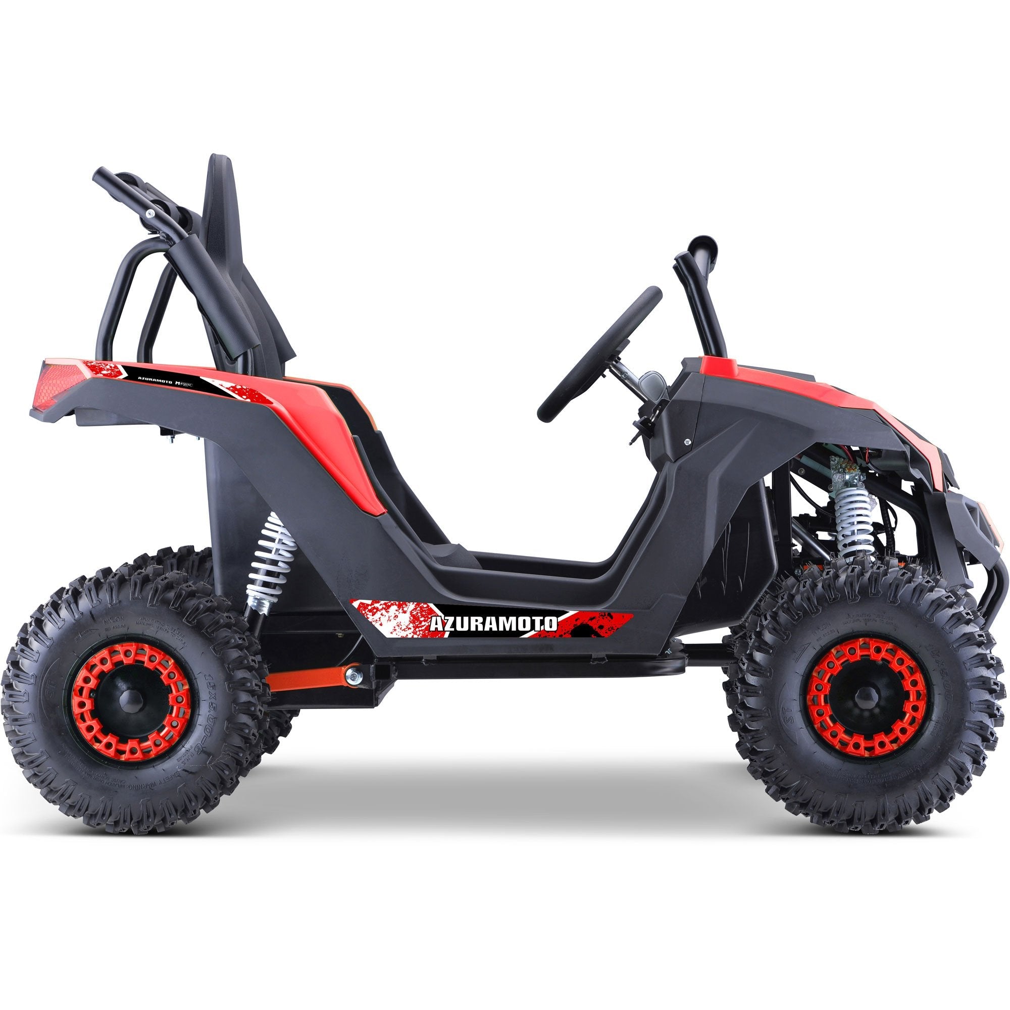 MotoTec ATV UTV Renegade Raider 48V Mini UTV 1200W Full Suspension