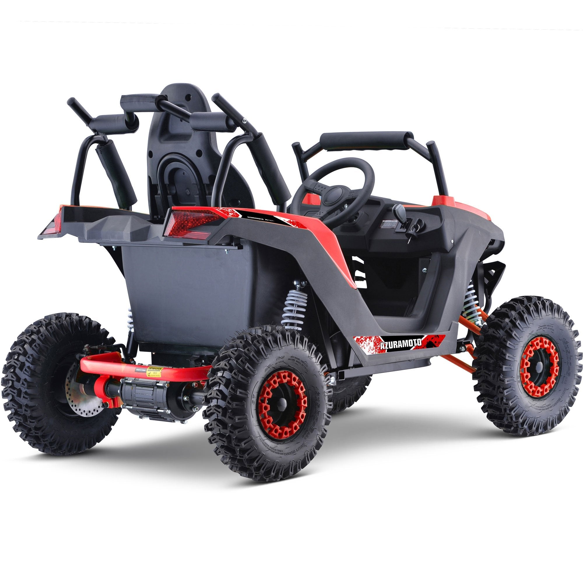 MotoTec ATV UTV Renegade Raider 48V Mini UTV 1200W Full Suspension