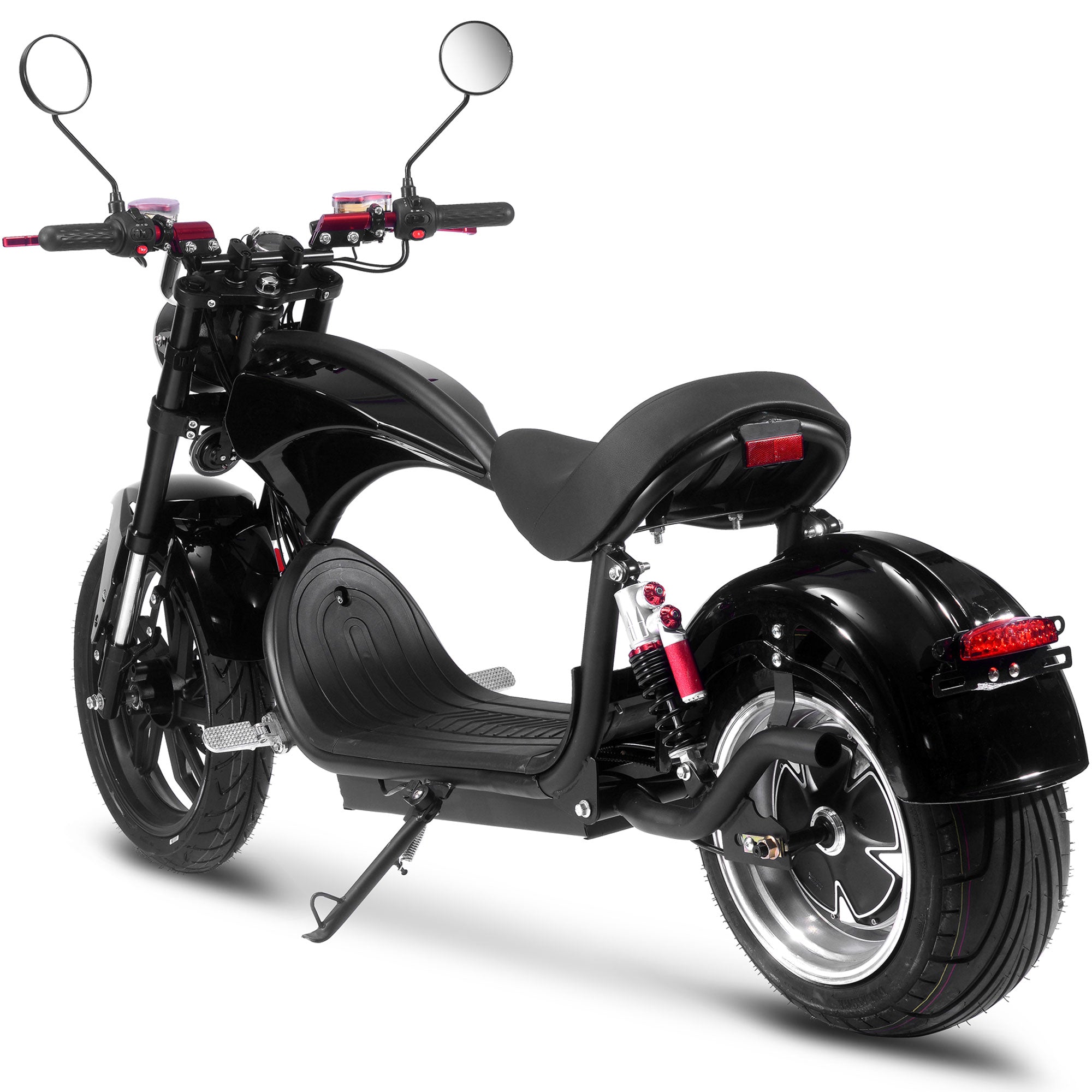 Electric Powered Motorcycle 60V 2.5 kW Lithium Chopper Cruiser Bike
