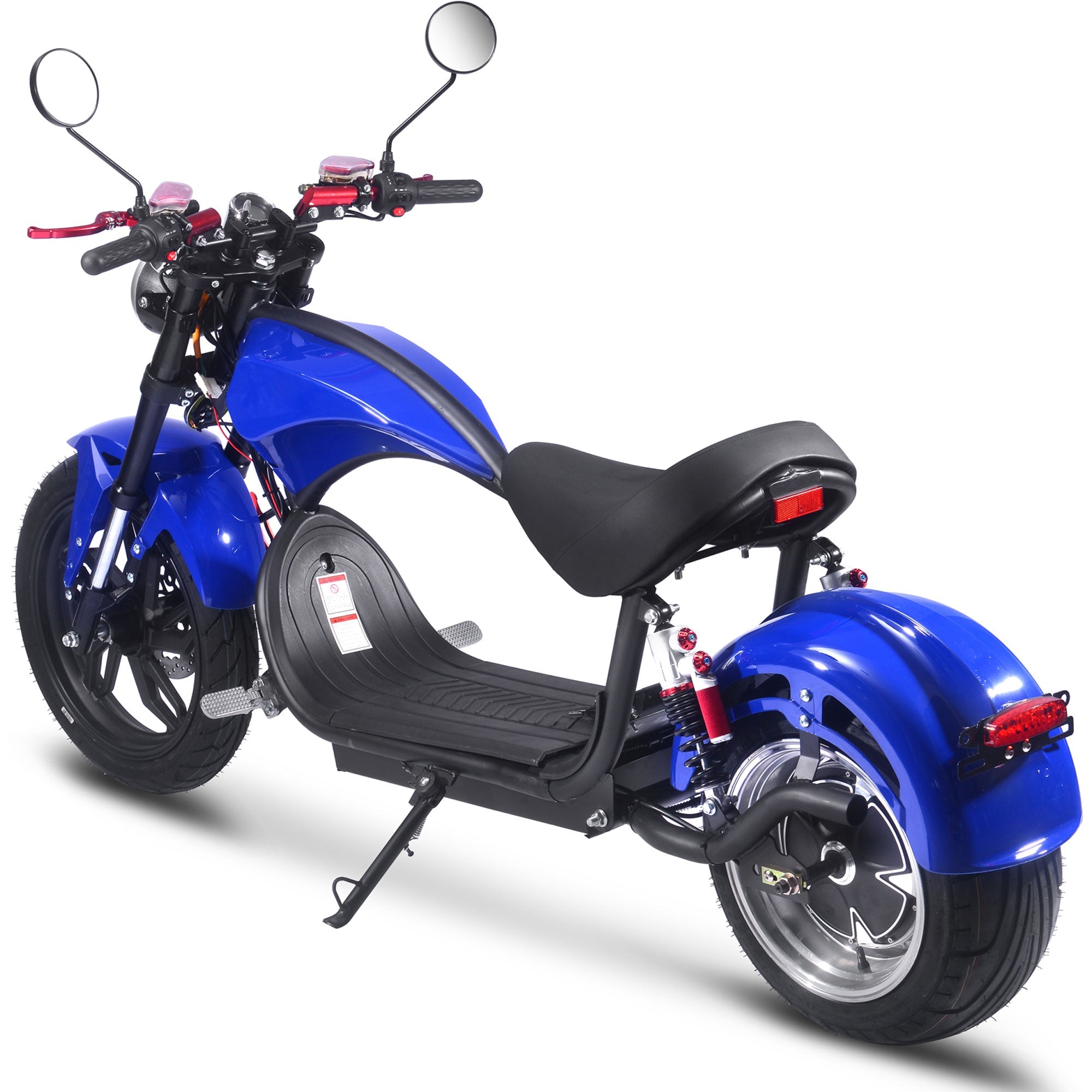Electric Powered Motorcycle 60V 2.5 kW Lithium Chopper Cruiser Bike