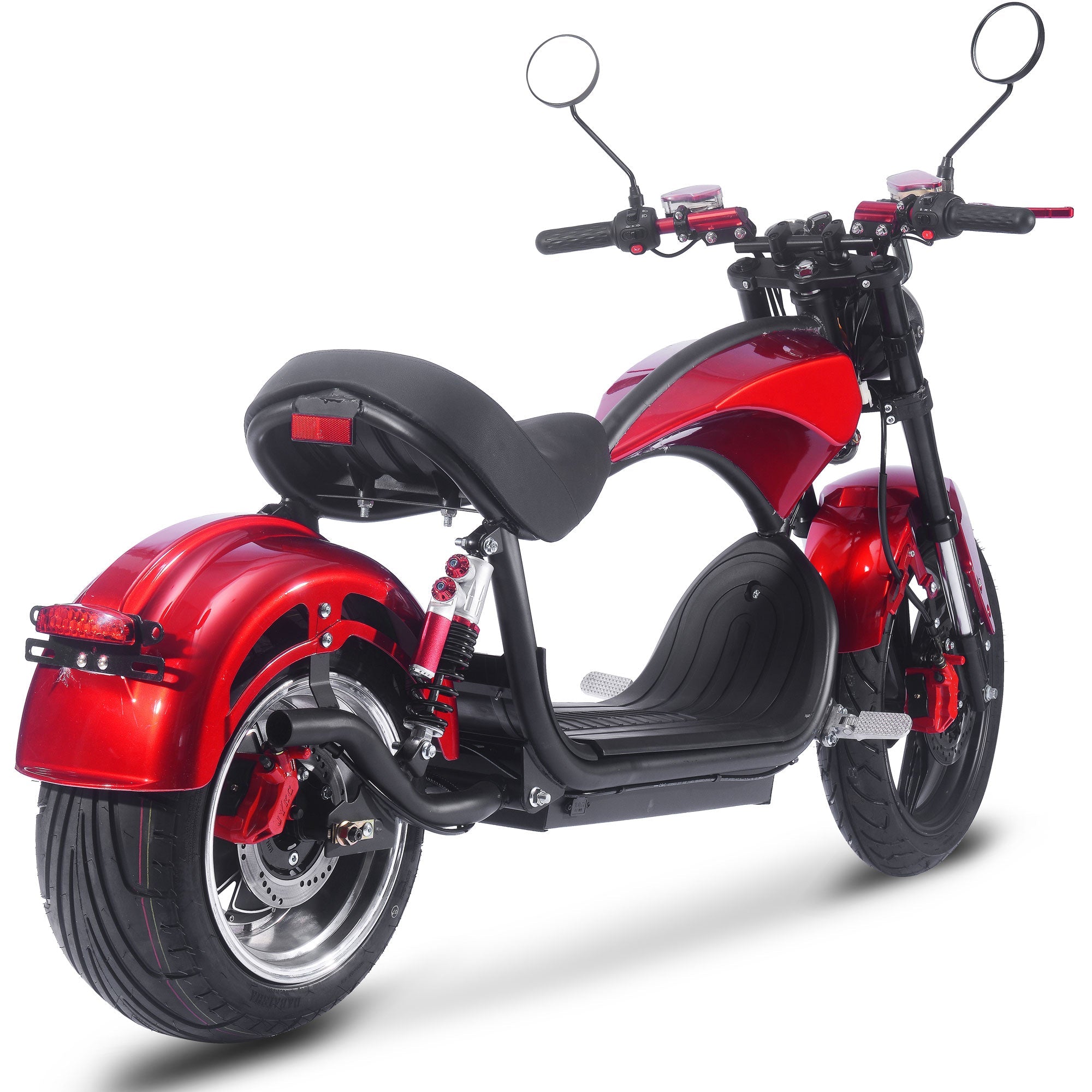 Electric Powered Motorcycle 60V 2.5 kW Lithium Chopper Cruiser Bike