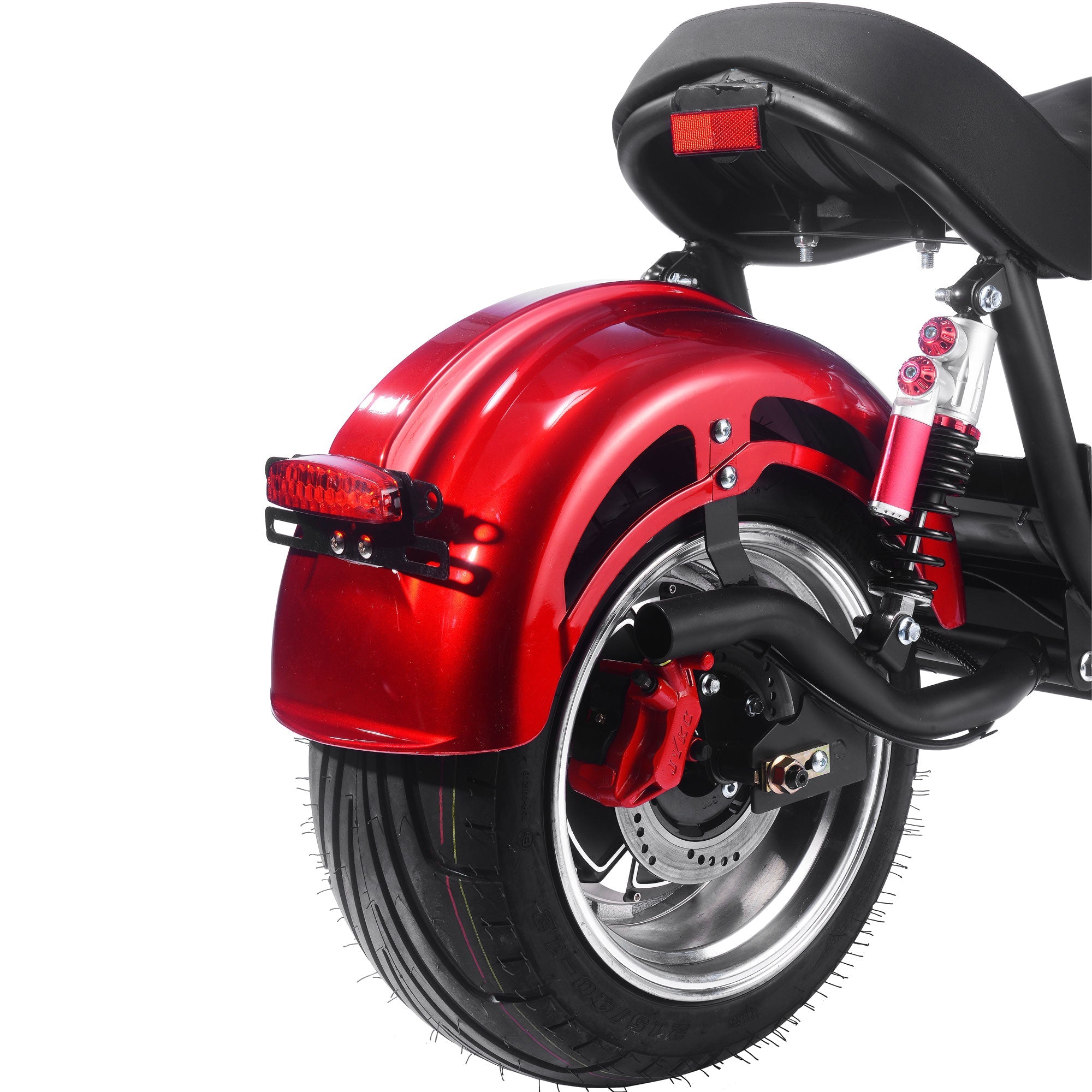 Electric Powered Motorcycle 60V 2.5 kW Lithium Chopper Cruiser Bike