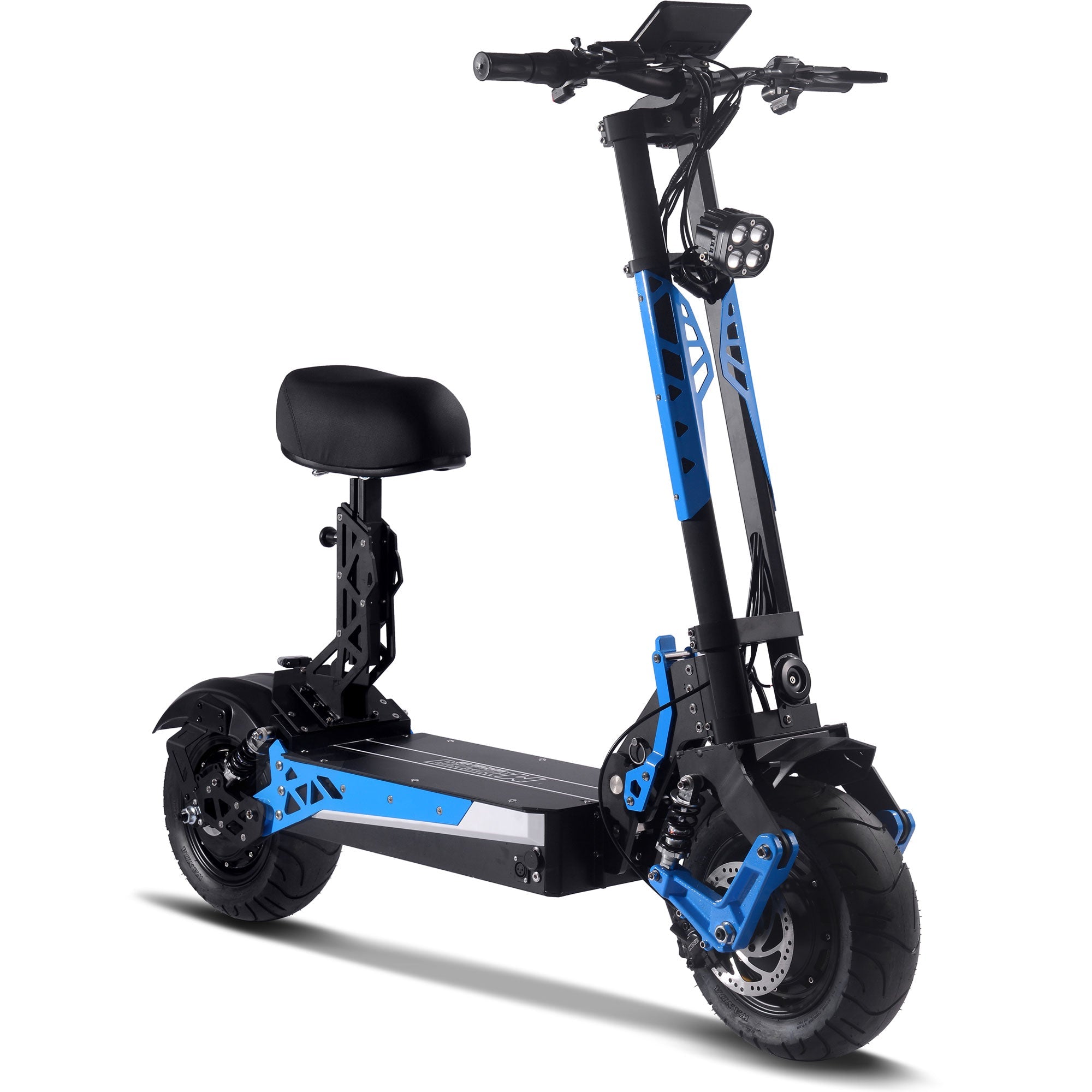 MotoTec SWITCHBLADE 60V 4000W Foldable Stand up Transporter w/ detachable seat 330lbs capacity