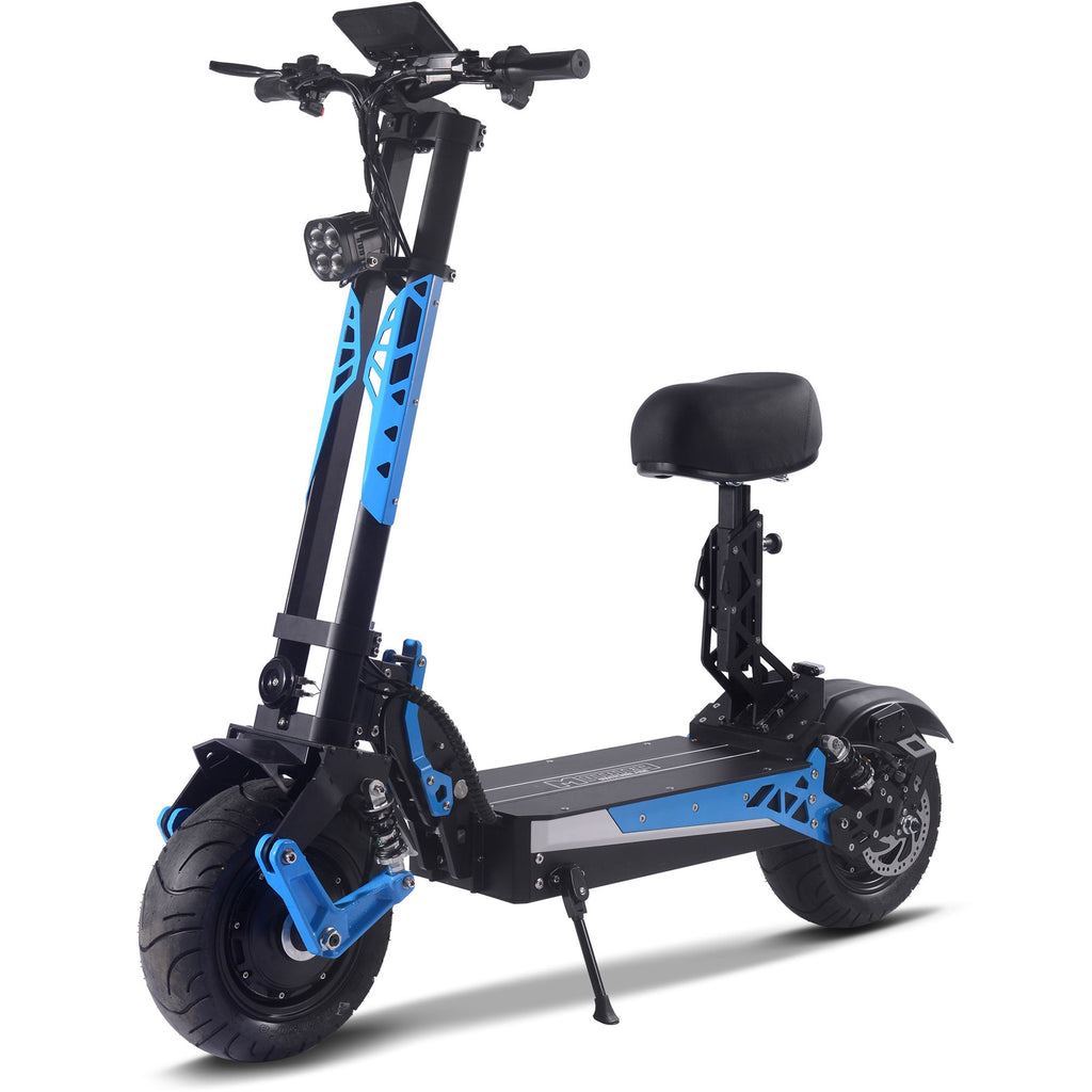 MotoTec SWITCHBLADE 60V 4000W Foldable Stand up Transporter w/ detachable seat 330lbs capacity
