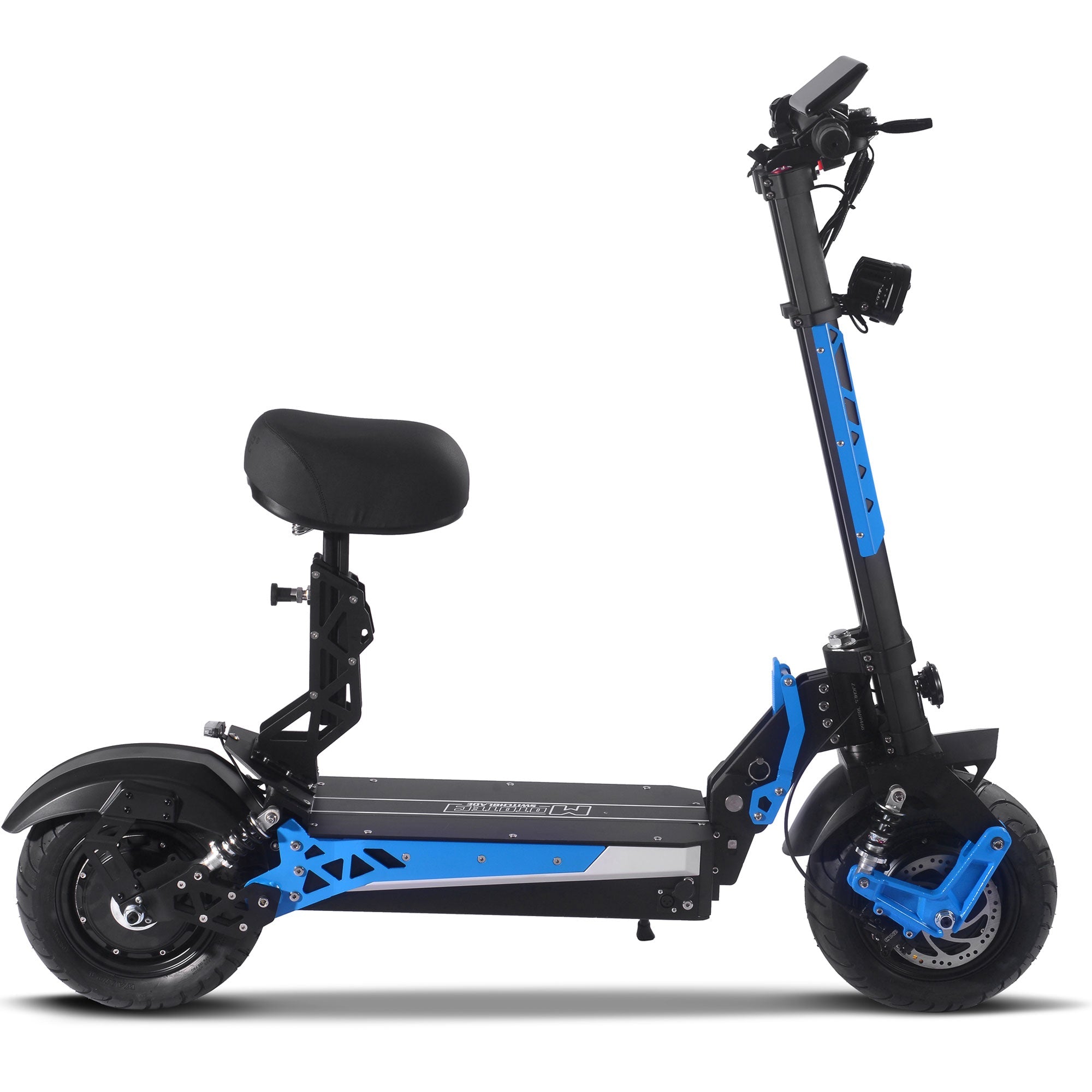 MotoTec SWITCHBLADE 60V 4000W Foldable Stand up Transporter w/ detachable seat 330lbs capacity