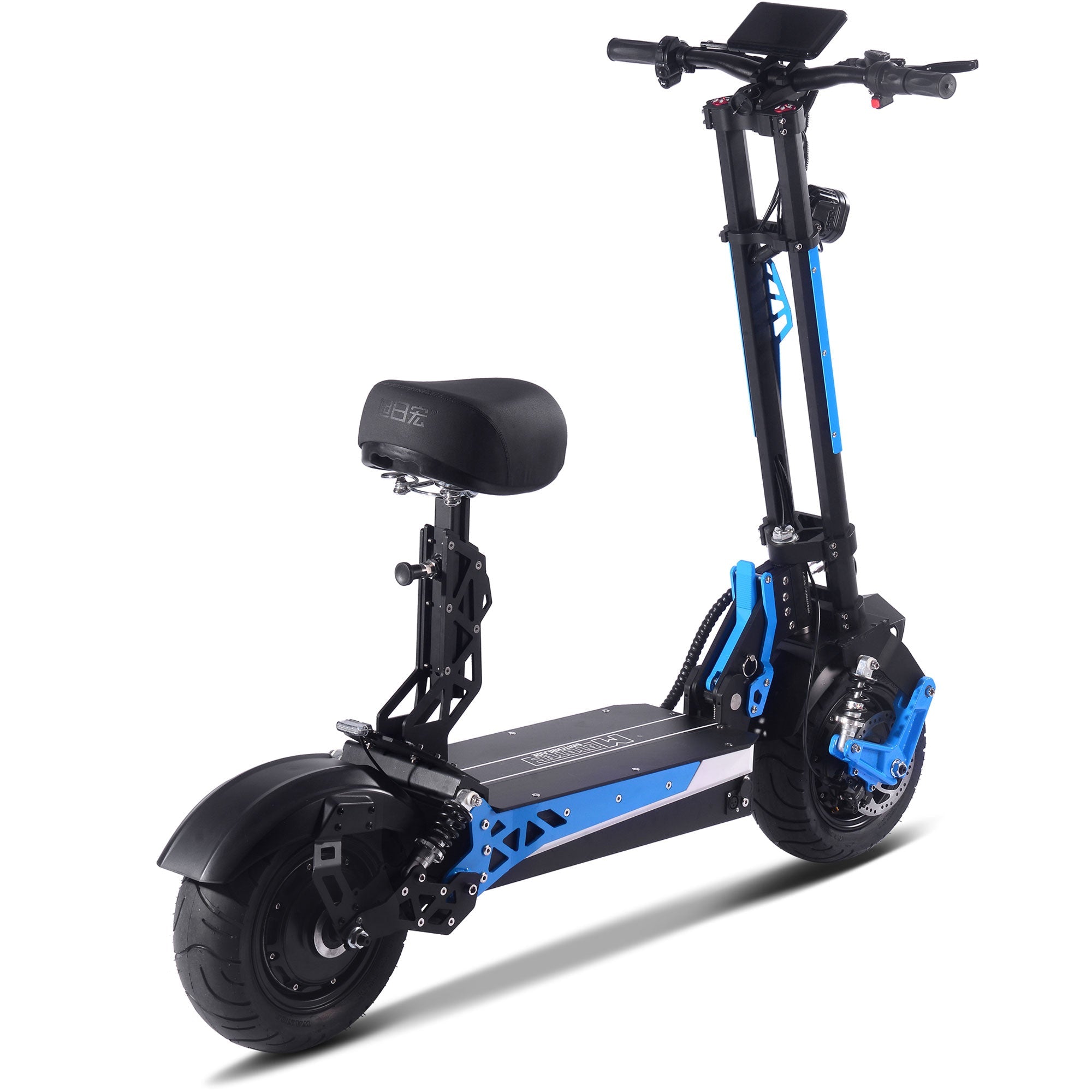 MotoTec SWITCHBLADE 60V 4000W Foldable Stand up Transporter w/ detachable seat 330lbs capacity
